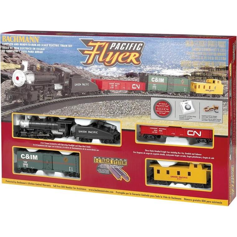 Juego de Tren Eléctrico Bachmann Pacific Flyer Escala HO