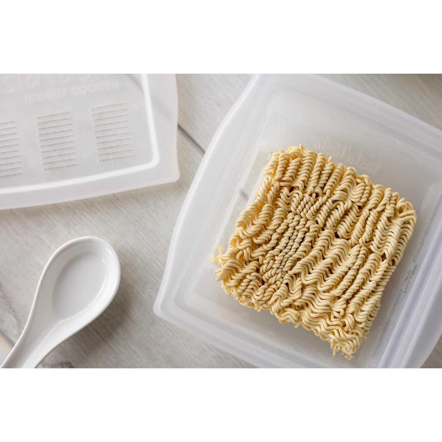Cocinero de Fideos Ramen Fasta Pasta para Microondas - 2 Paquetes
