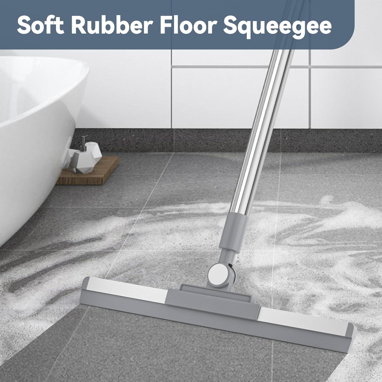 Raspador de Piso con Cabezal Rotatorio Nodirz 52" Plata