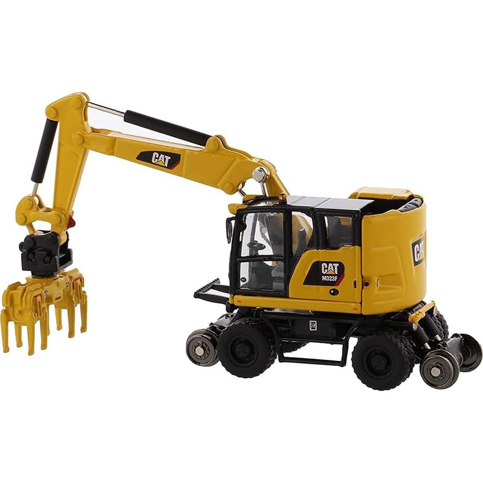 Excavadora sobre Ruedas Caterpillar M323F 1:87 con Herramientas