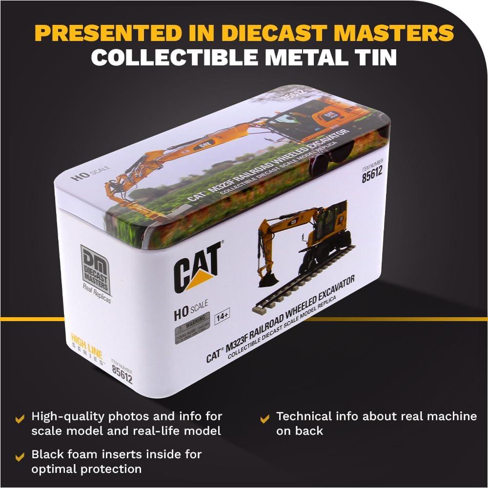 Excavadora sobre Ruedas Caterpillar M323F 1:87 con Herramientas