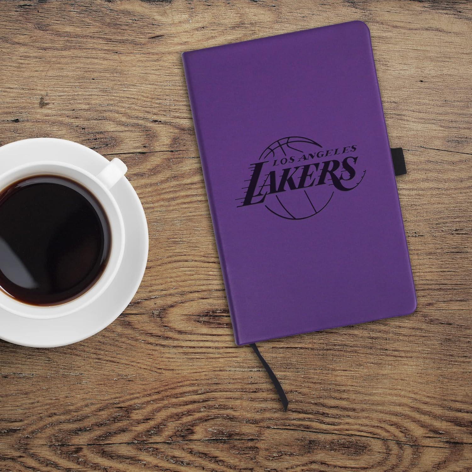 Bloc de Notas Rico Industries Lakers Grabado a Láser 13x21cm