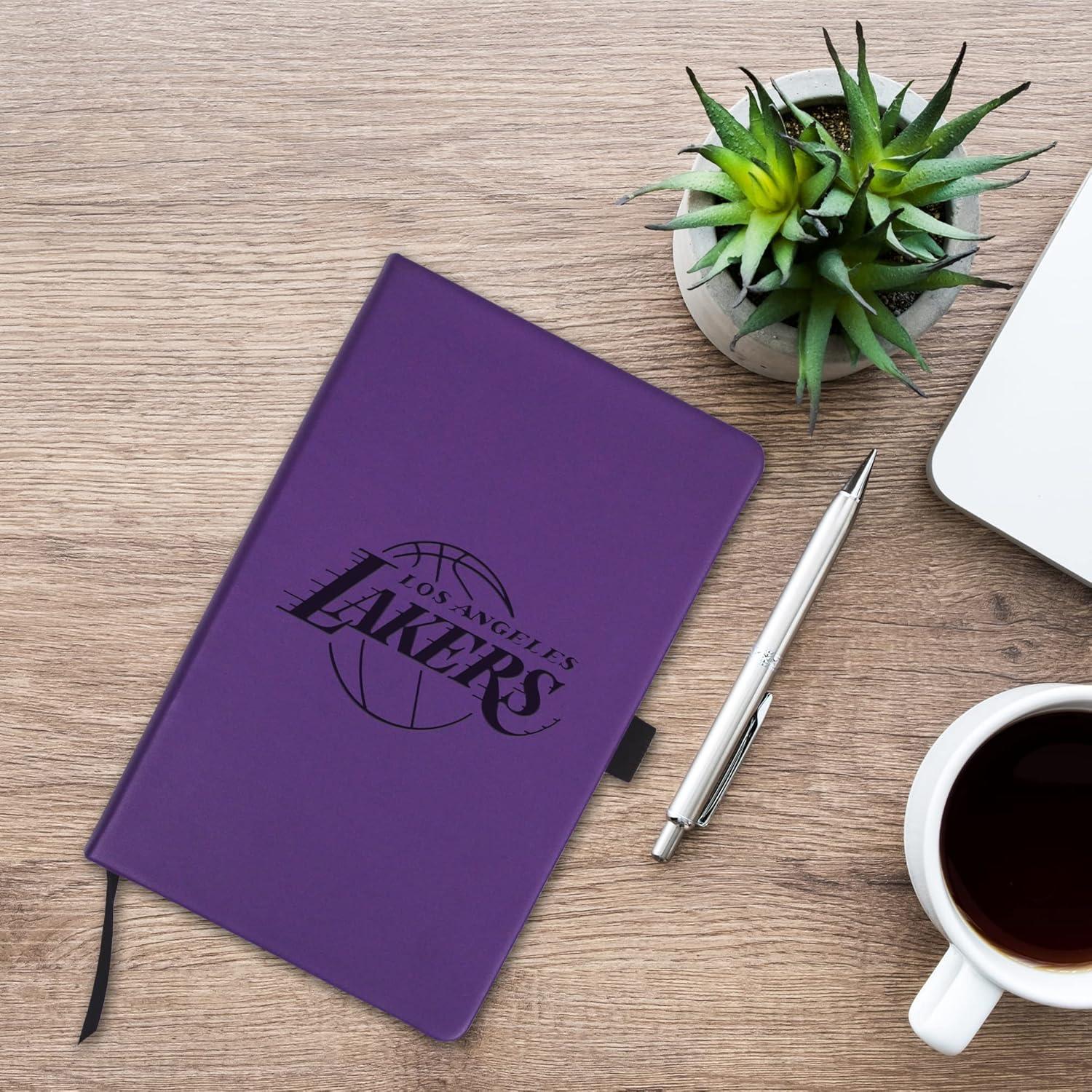Bloc de Notas Rico Industries Lakers Grabado a Láser 13x21cm