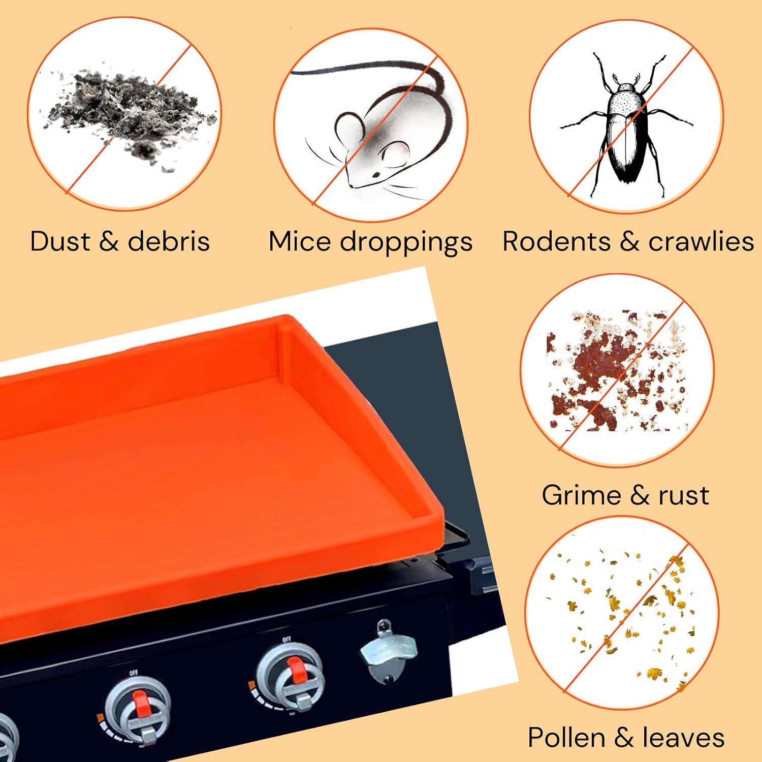 Cubierta de silicona Jacooxi para plancha Blackstone 17"