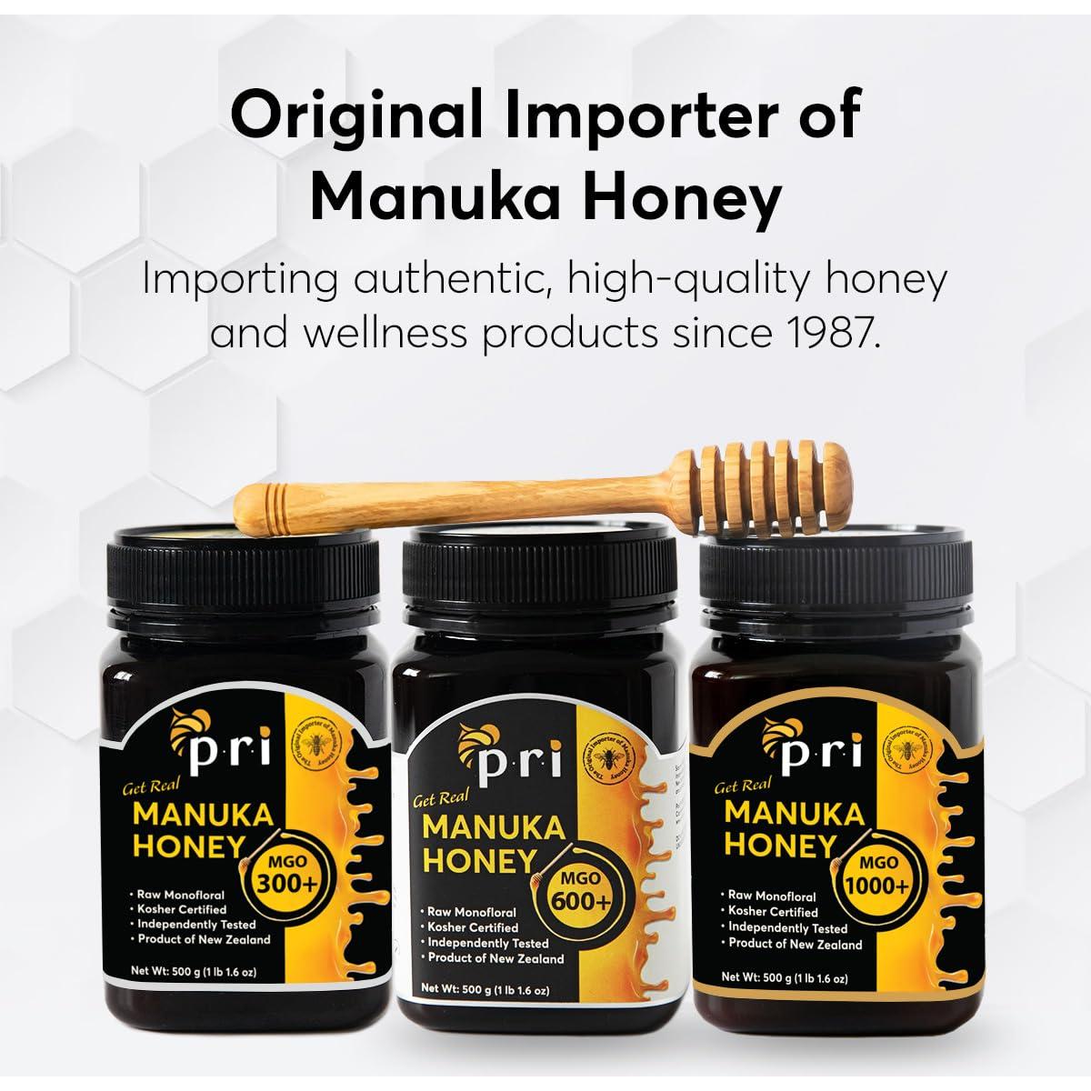 Miel de Manuka Cruda P.R.I MGO 300+ 500g - Nueva Zelanda