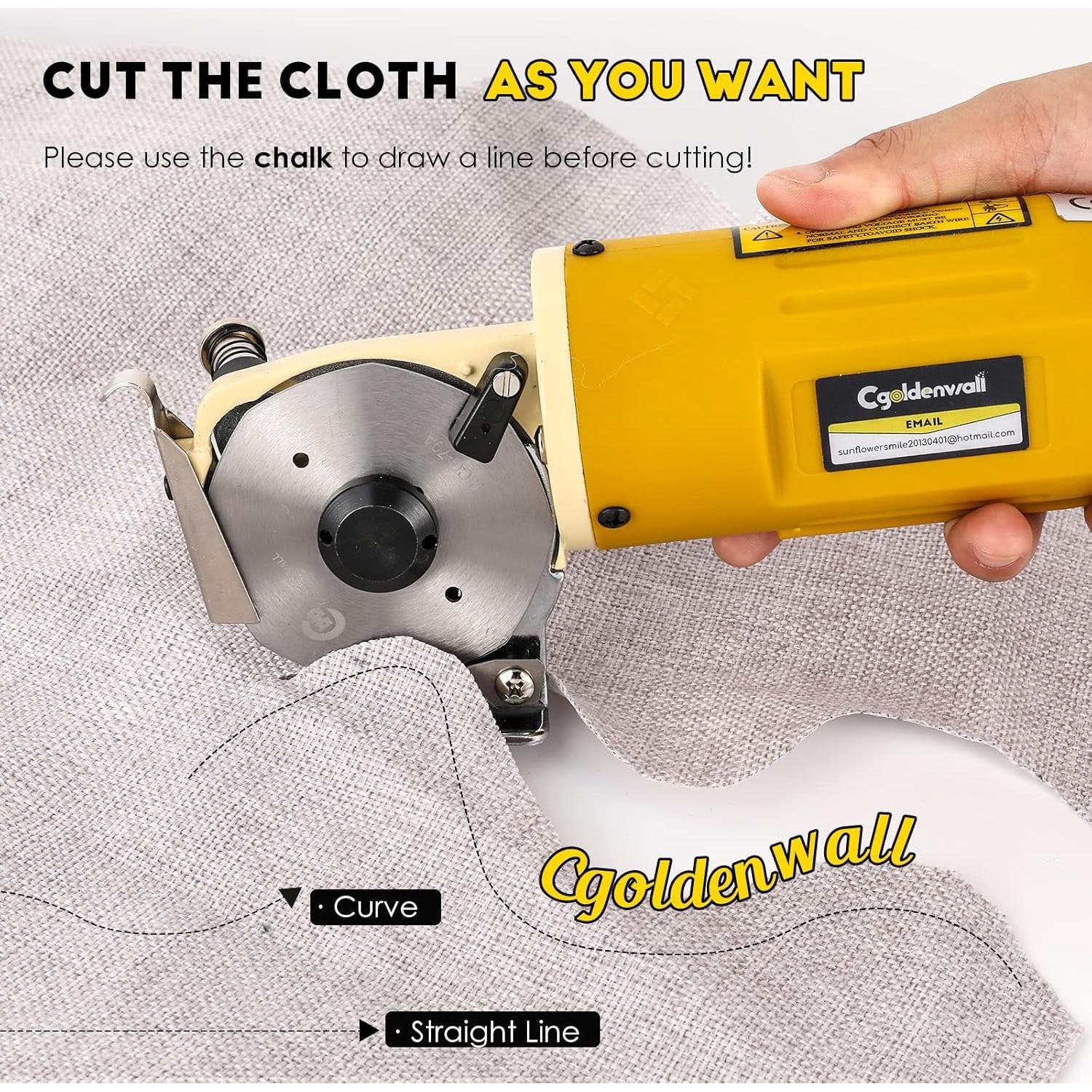 Cortador de Tela Eléctrico CGOLDENWALL 170W 25mm 69.85cm