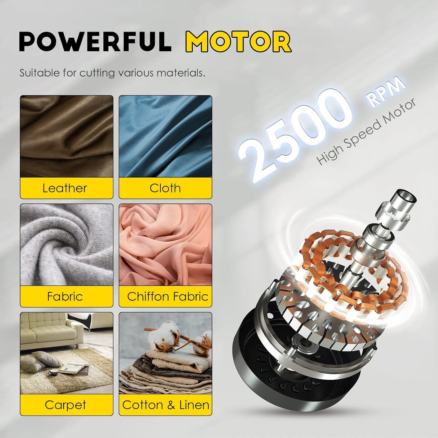 Cortador de Tela Eléctrico CGOLDENWALL 170W 25mm 69.85cm