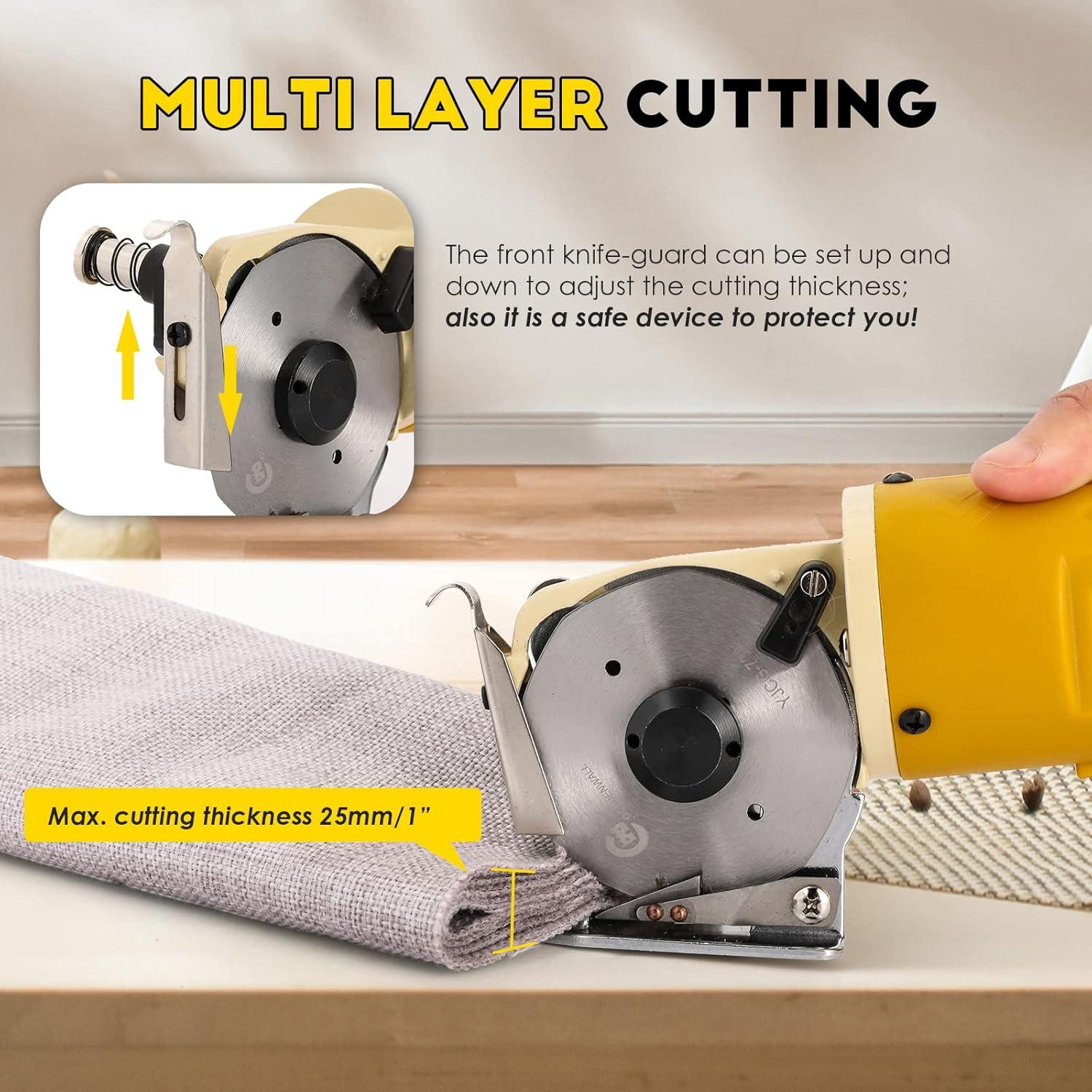 Cortador de Tela Eléctrico CGOLDENWALL 170W 25mm 69.85cm