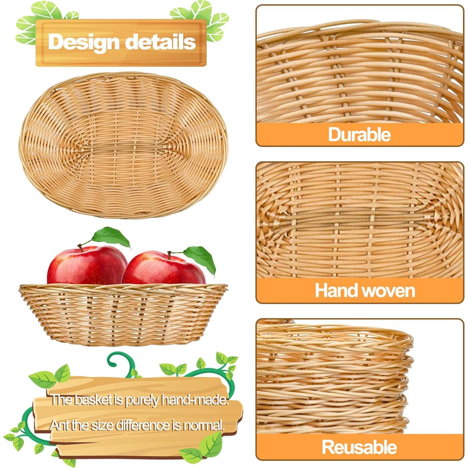 Cestas Ovaladas Yesland 16 Piezas Almacenamiento Cocina