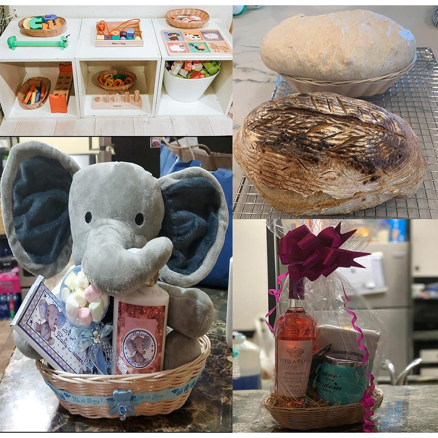 Cestas Ovaladas Yesland 16 Piezas Almacenamiento Cocina