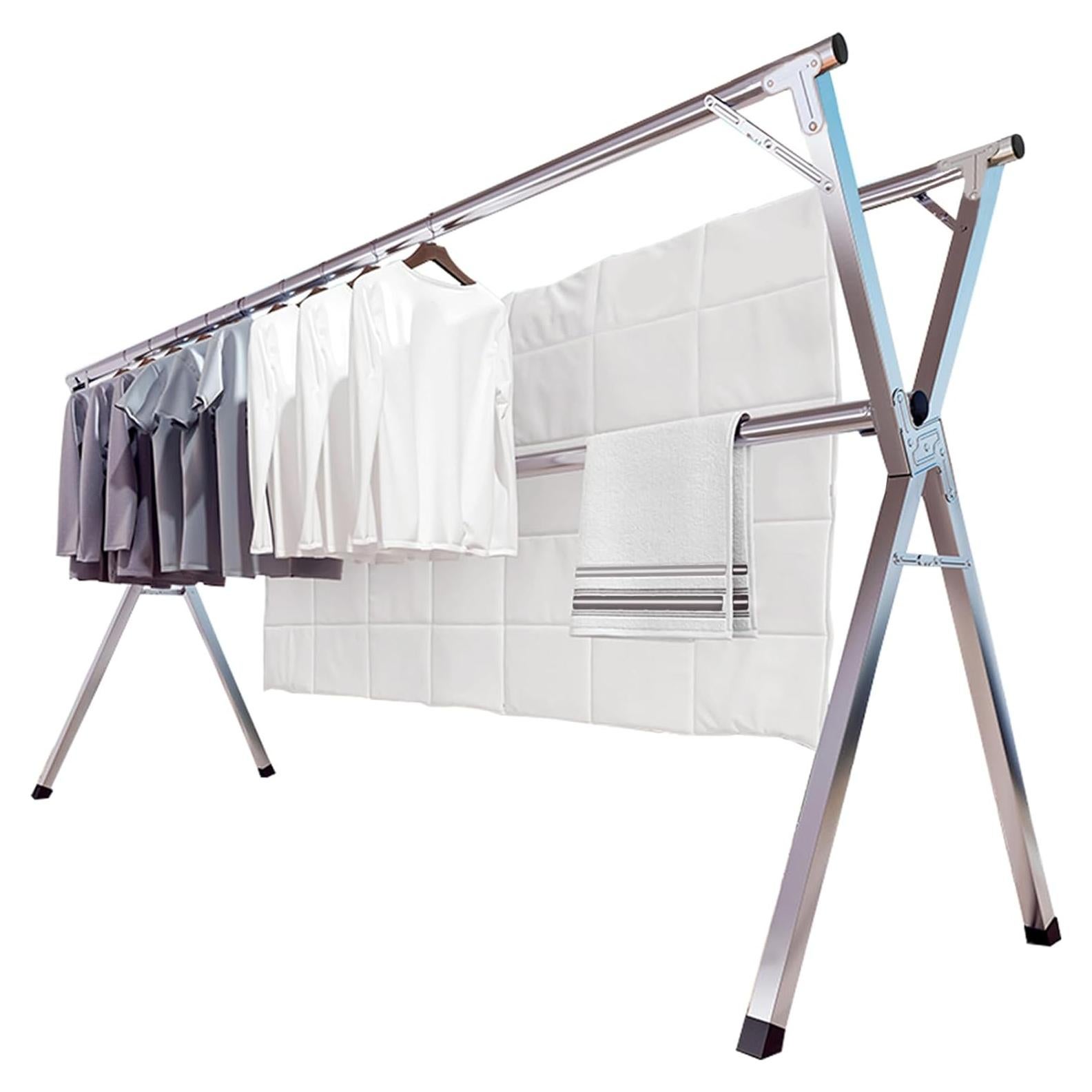 Perchero de Secado Plegable JAUREE 200 cm Acero Inoxidable