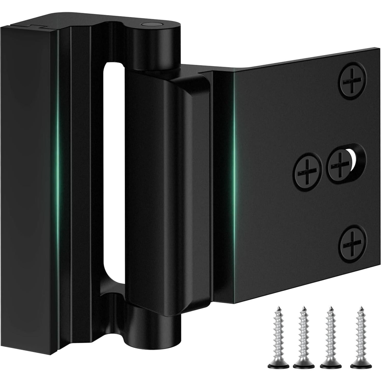 Cerradura de Seguridad Treasem 3" Negro Mate para Puerta