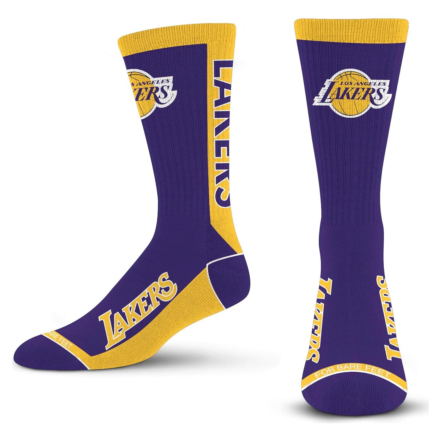 Calcetines Crew NBA Los Angeles Lakers For Bare Feet