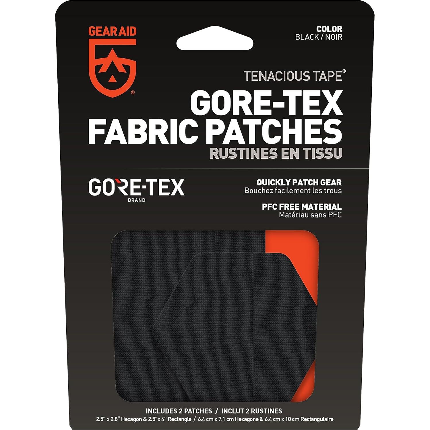 Parche de Tela GEAR AID GORE-TEX 2 Parches Reparación 6.35 cm