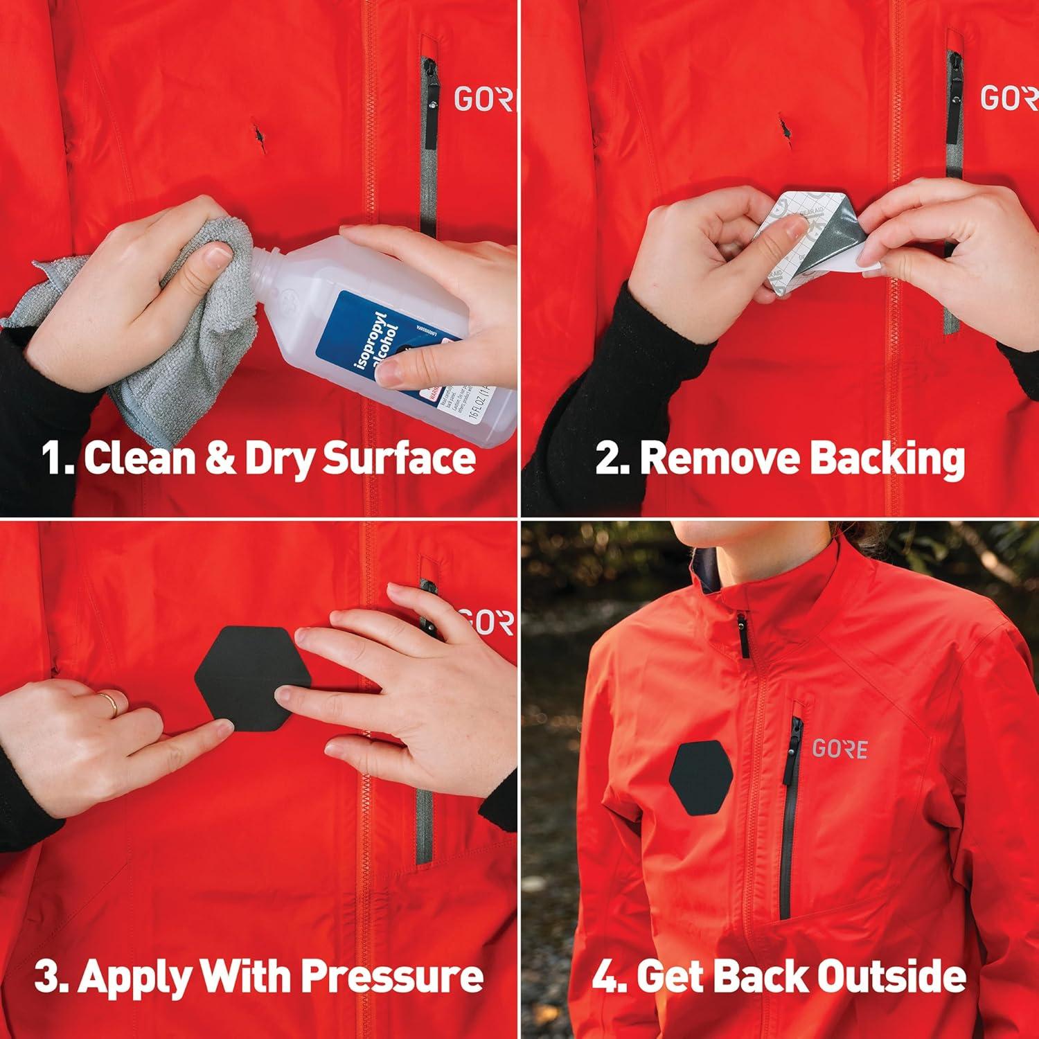 Parche de Tela GEAR AID GORE-TEX 2 Parches Reparación 6.35 cm