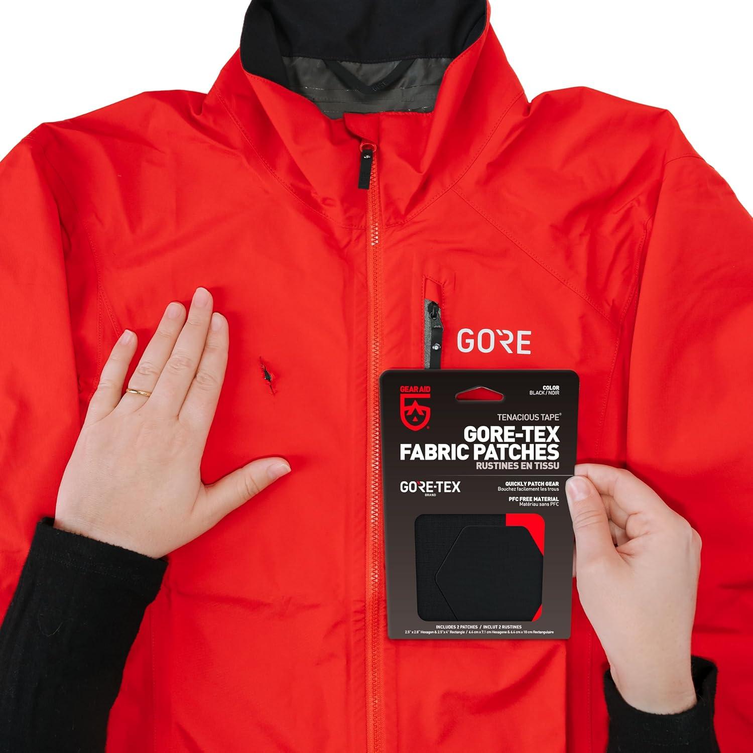 Parche de Tela GEAR AID GORE-TEX 2 Parches Reparación 6.35 cm