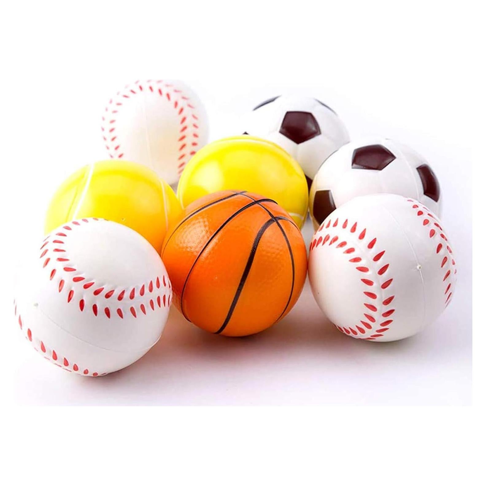 Paquete de 24 Pelotas Antiestrés Multicolor 6,35 cm