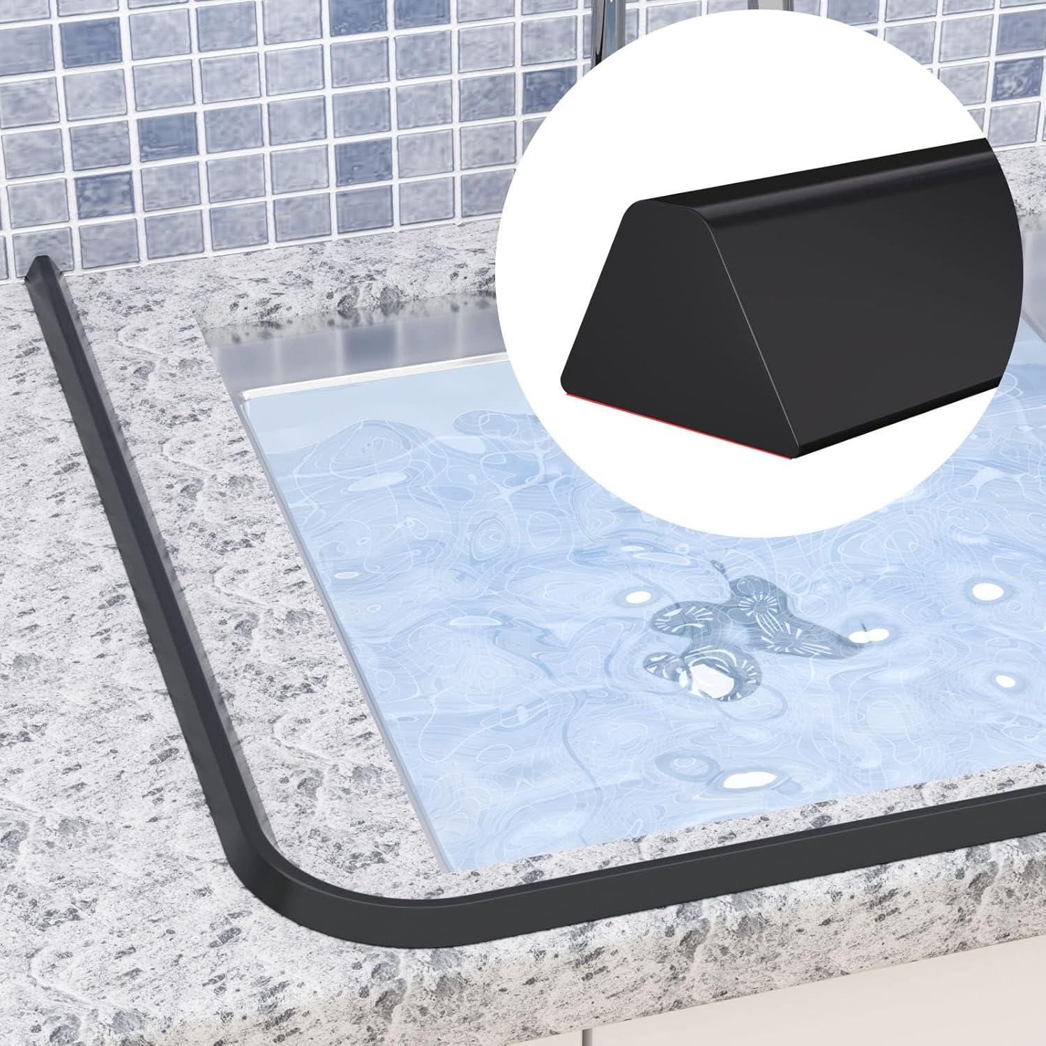 Dique de agua colapsable Risunpet 99 cm para ducha y cocina