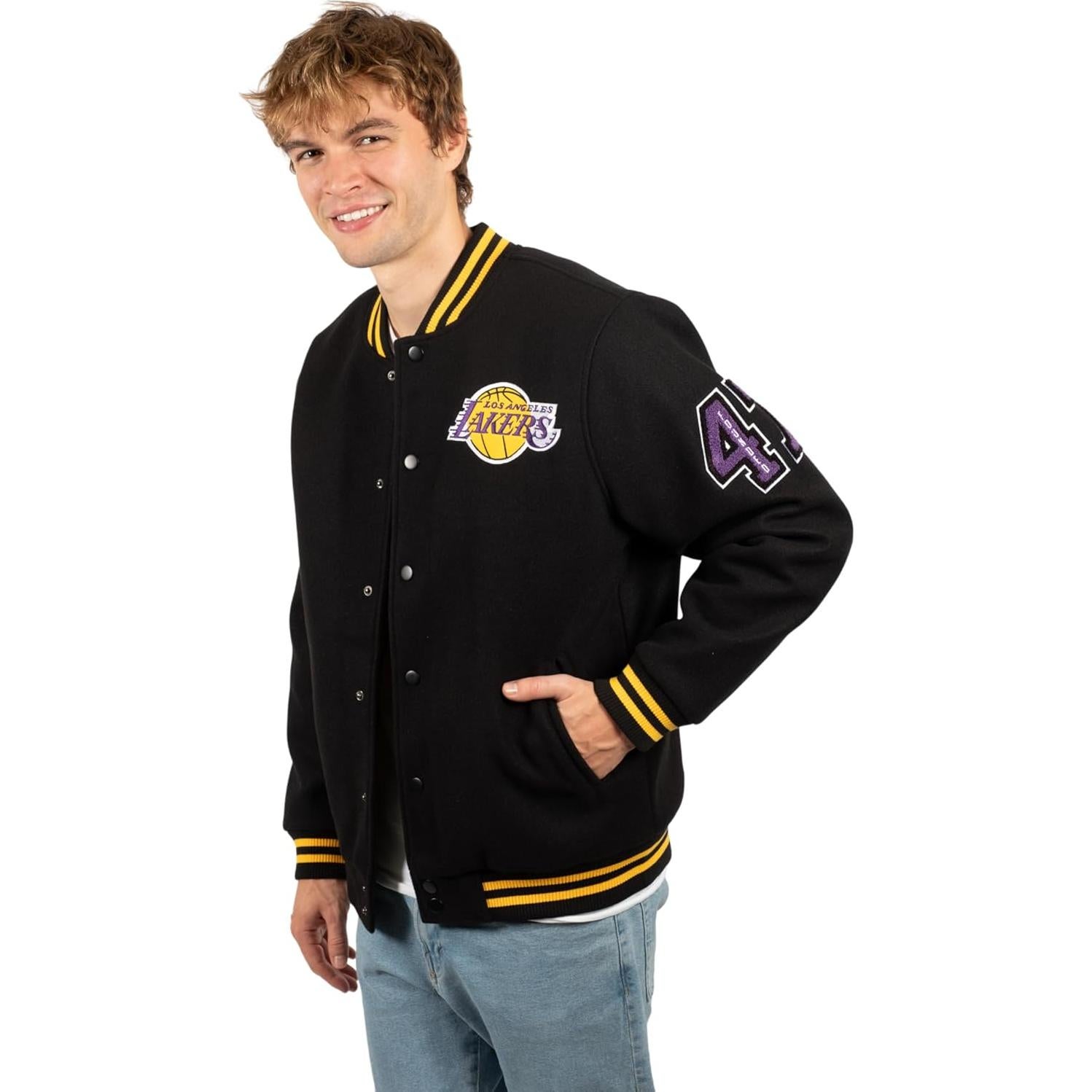 Chaqueta Varsity NBA Ultra Game Hombre 3XL Color Lakers