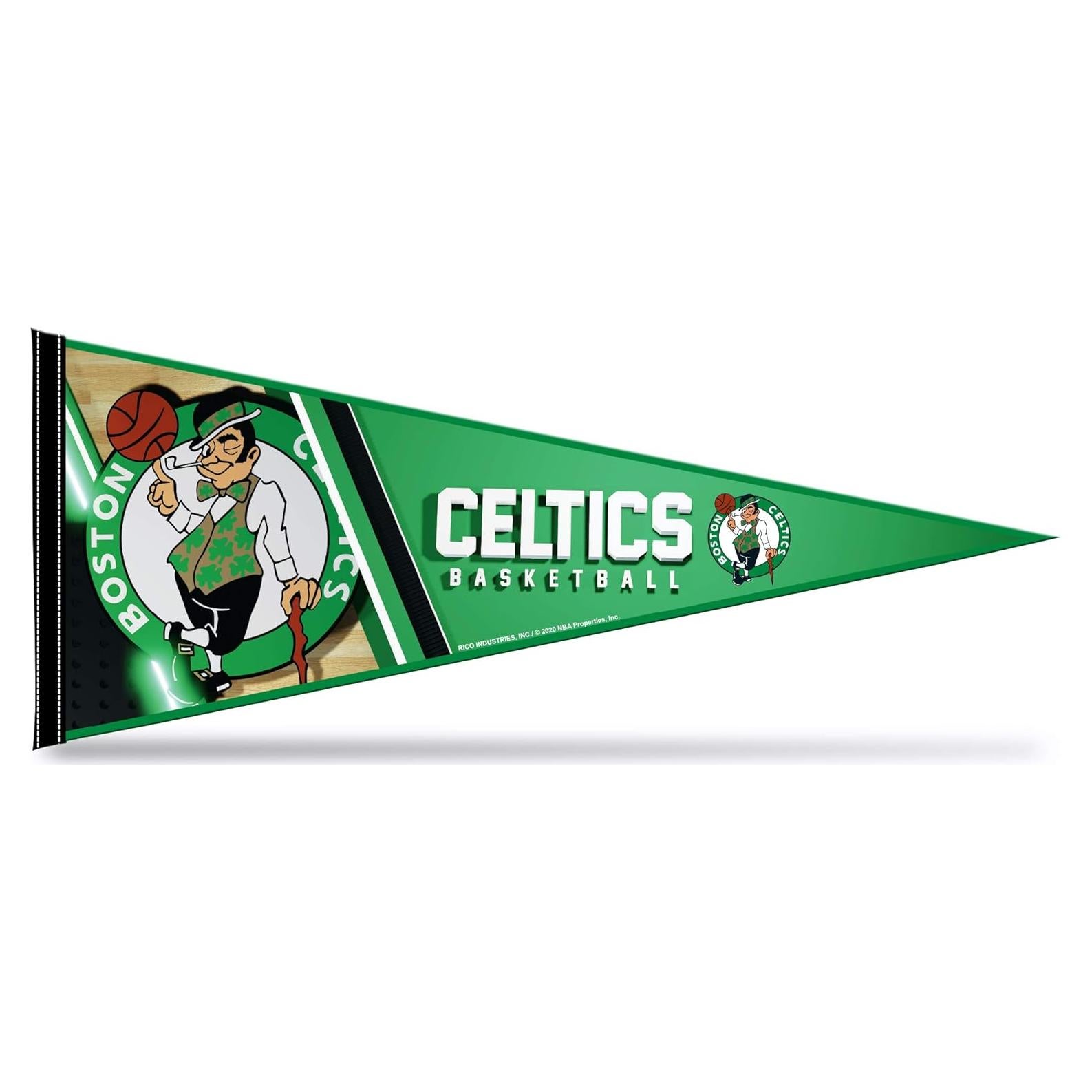 Banderín de Fieltro Rico Industries Boston Celtics 30x76 cm