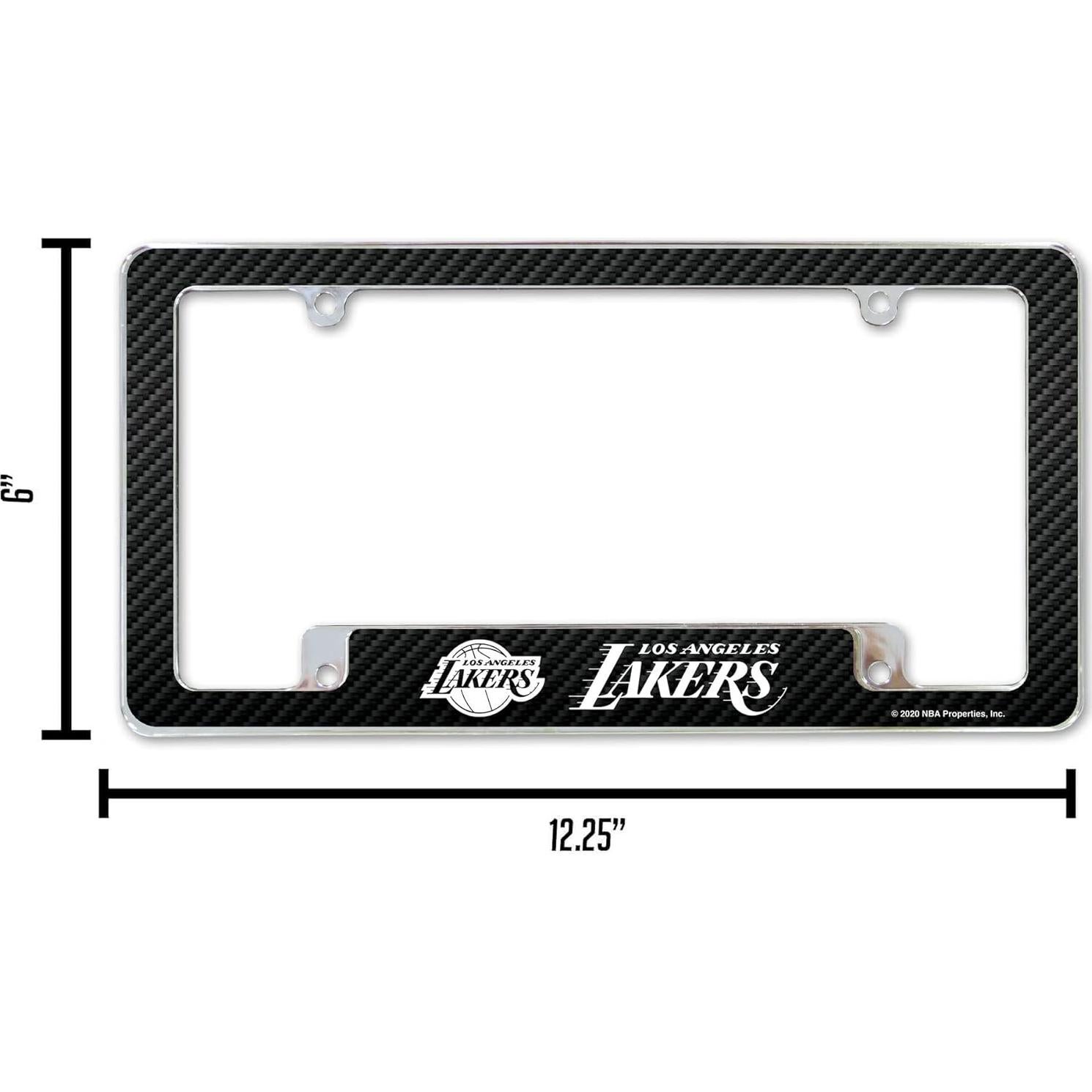 Marco de Placa de Licencia NBA Rico Industries Lakers 30x15cm