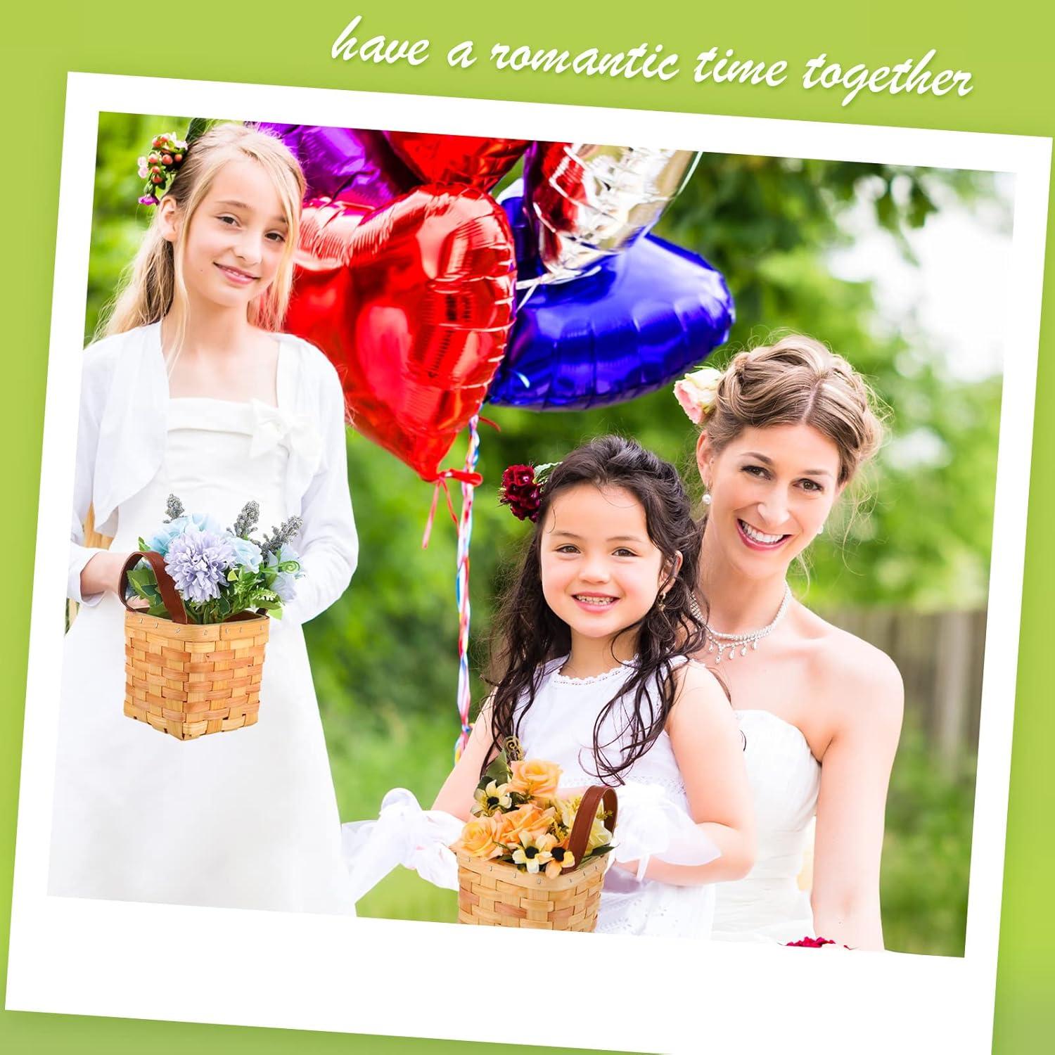 Cestas de Mimbre Rtteri 6 Pcs 11x11x10 cm Amarillo