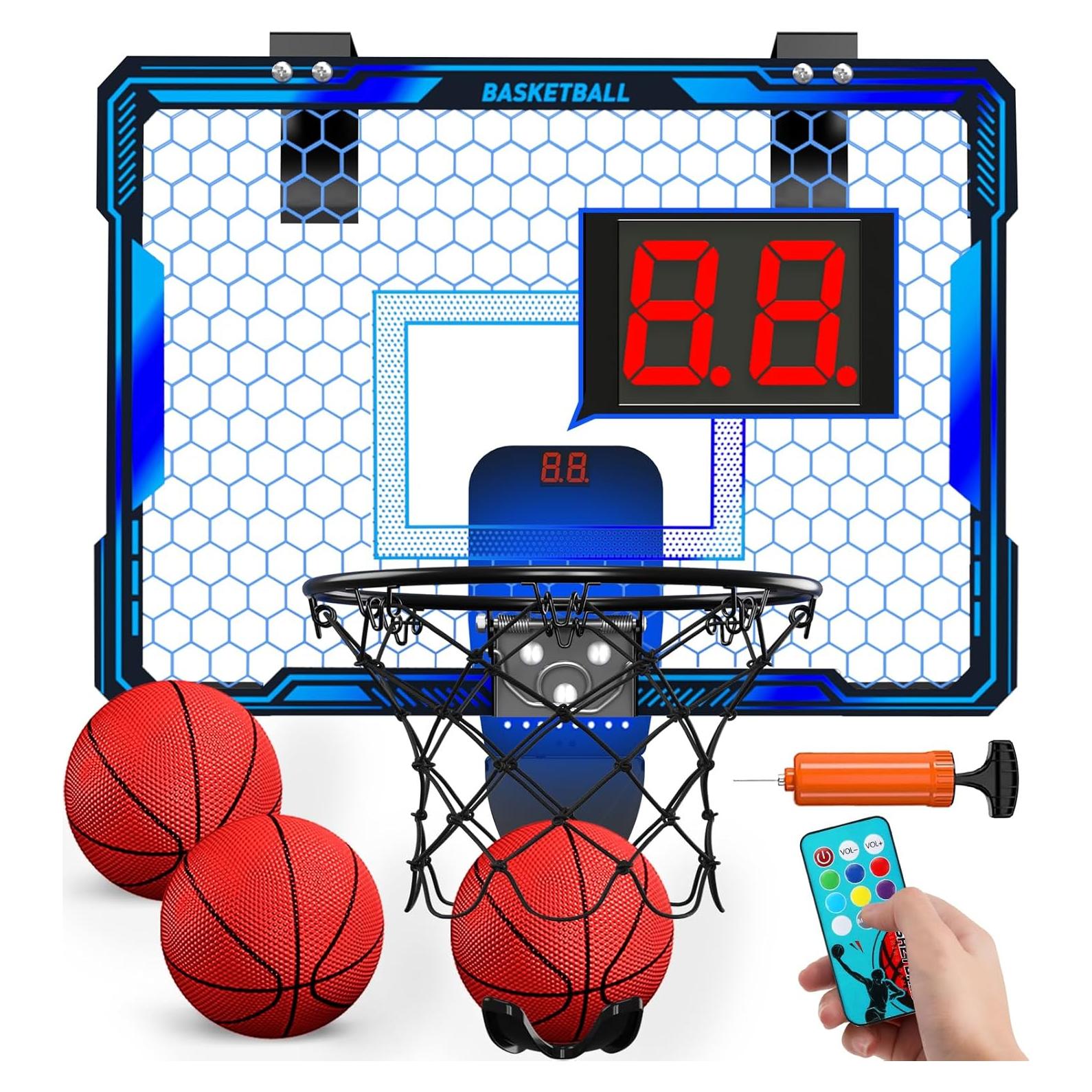 Aro de Baloncesto HYES LED con Control Remoto y 3 Modos