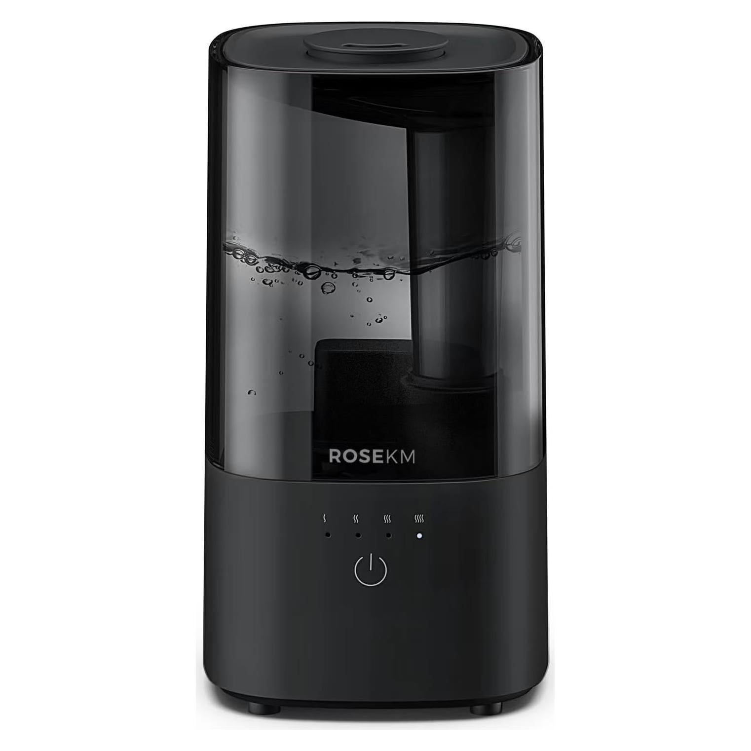 Humidificador Ultrasónico Rosekm 1.1L para Dormitorio Silencioso