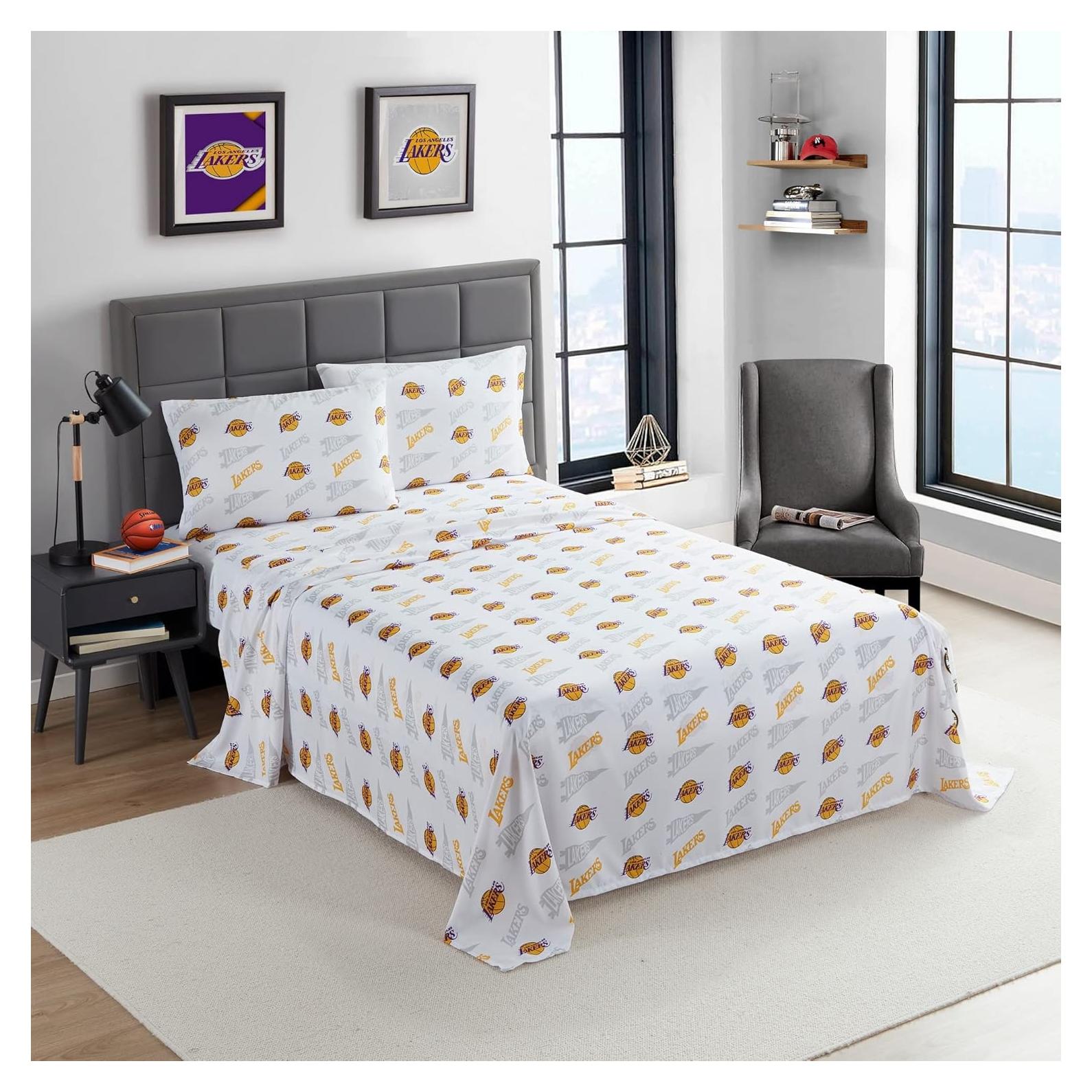 Sábanas Doble NORTHWEST Los Angeles Lakers 3 Piezas
