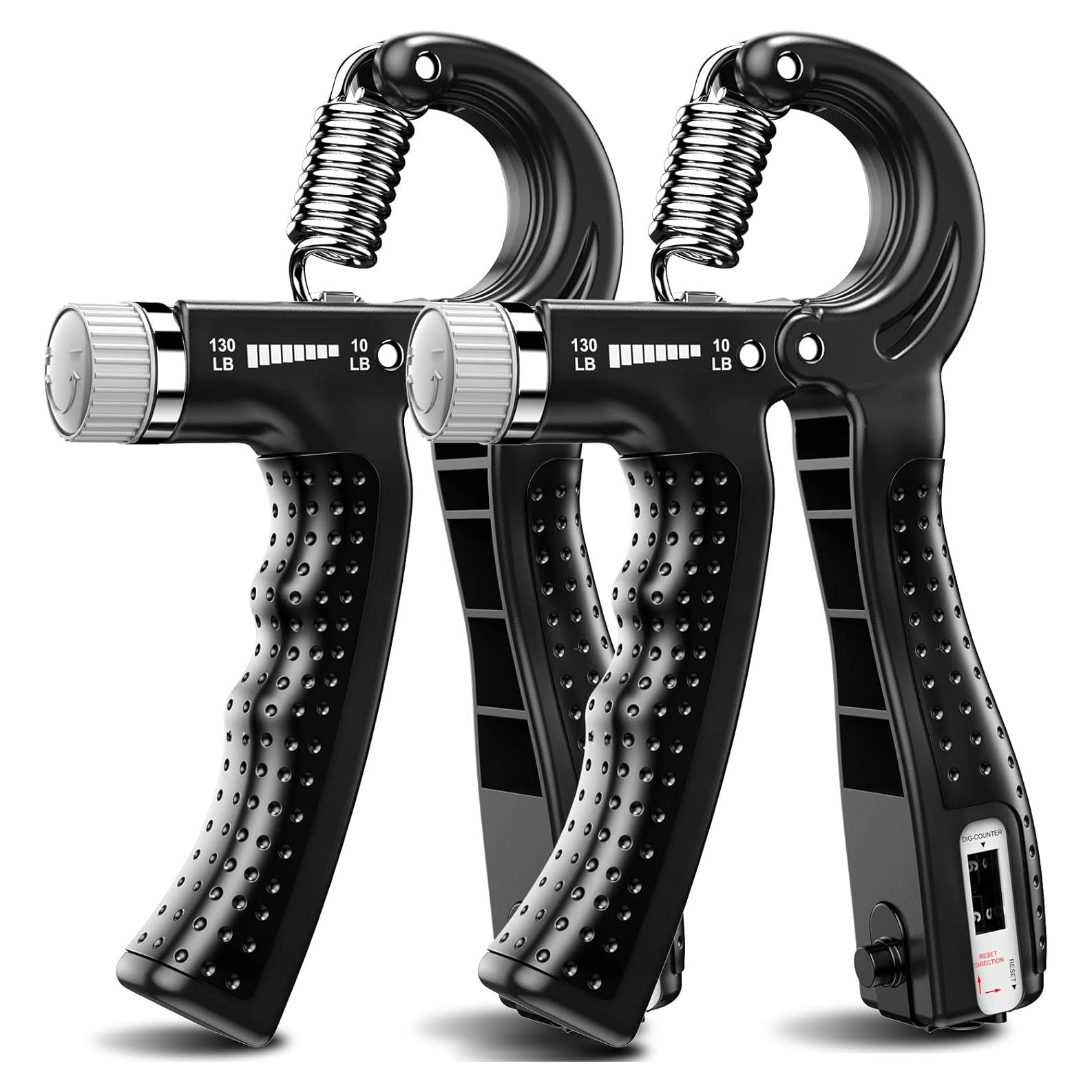 Fortalecedor de Agarre KDG P-01 2 Paquetes Ajustable 4.54-59 kg