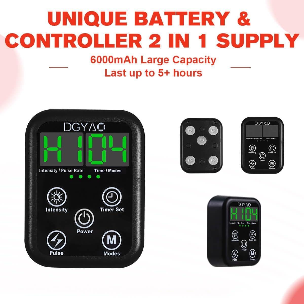 Terapia de Luz Roja Inalámbrica DGYAO RC2 para Cuello y Hombros