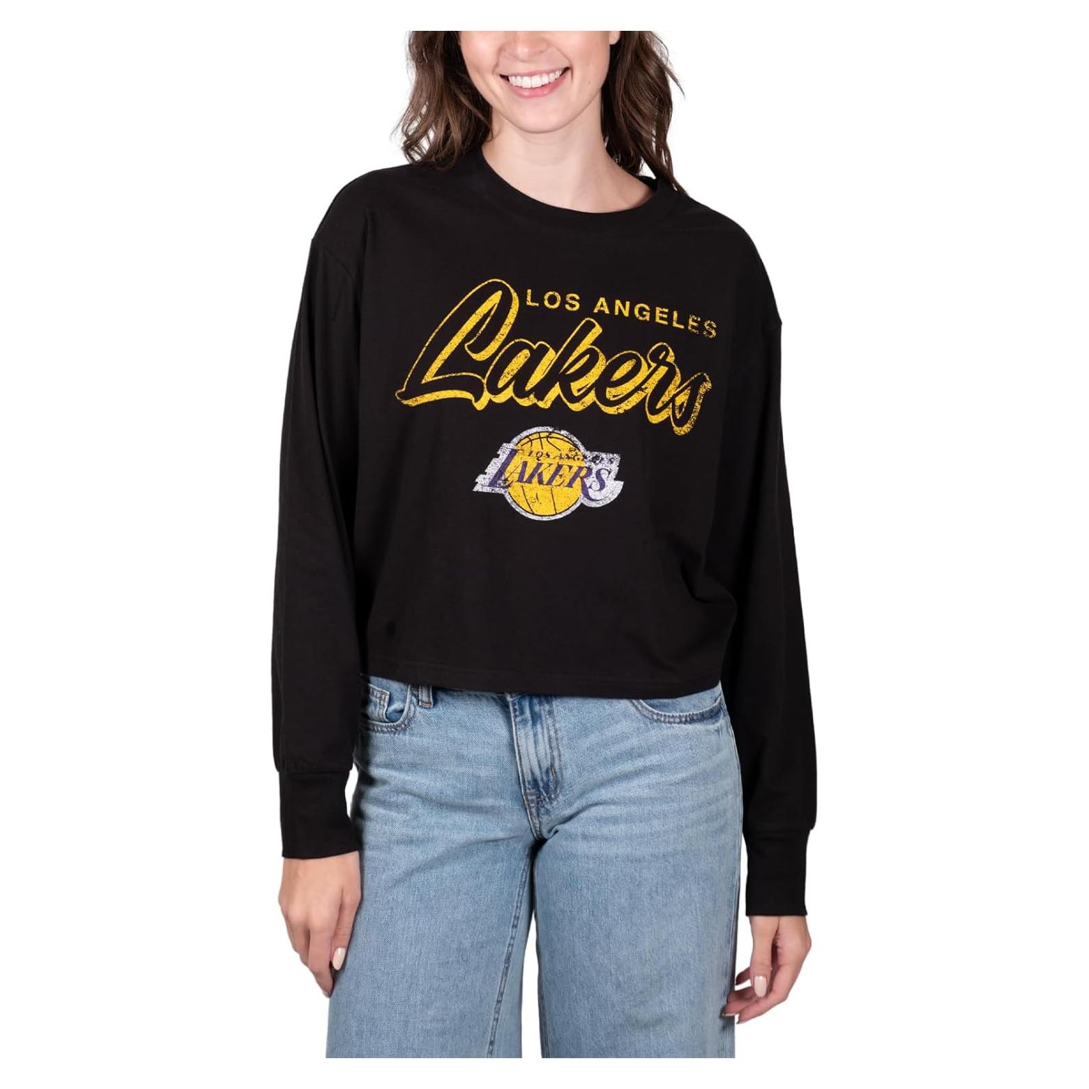 Camiseta Ultra Game NBA Mujeres Suave Los Angeles Lakers