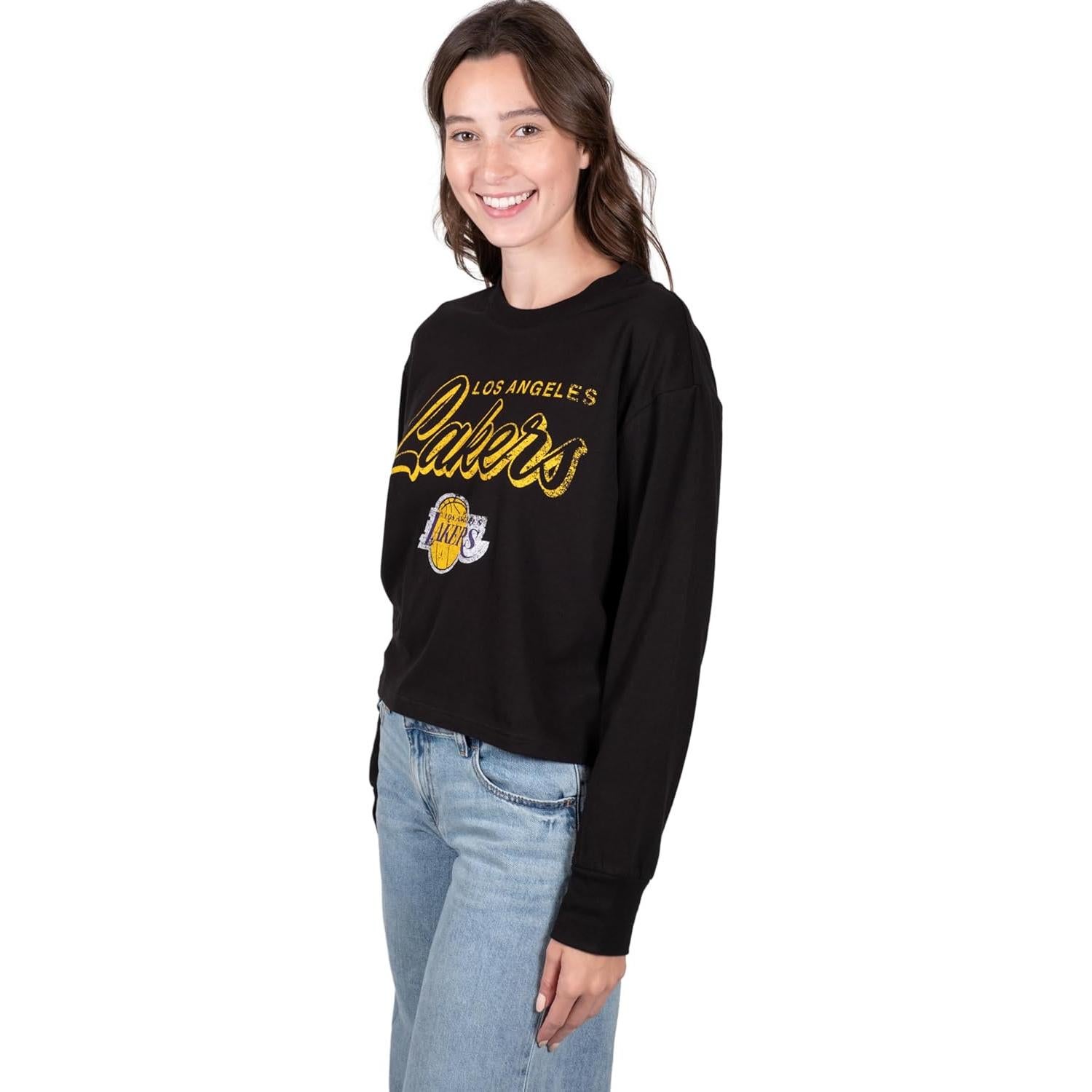 Camiseta Ultra Game NBA Mujeres Suave Los Angeles Lakers