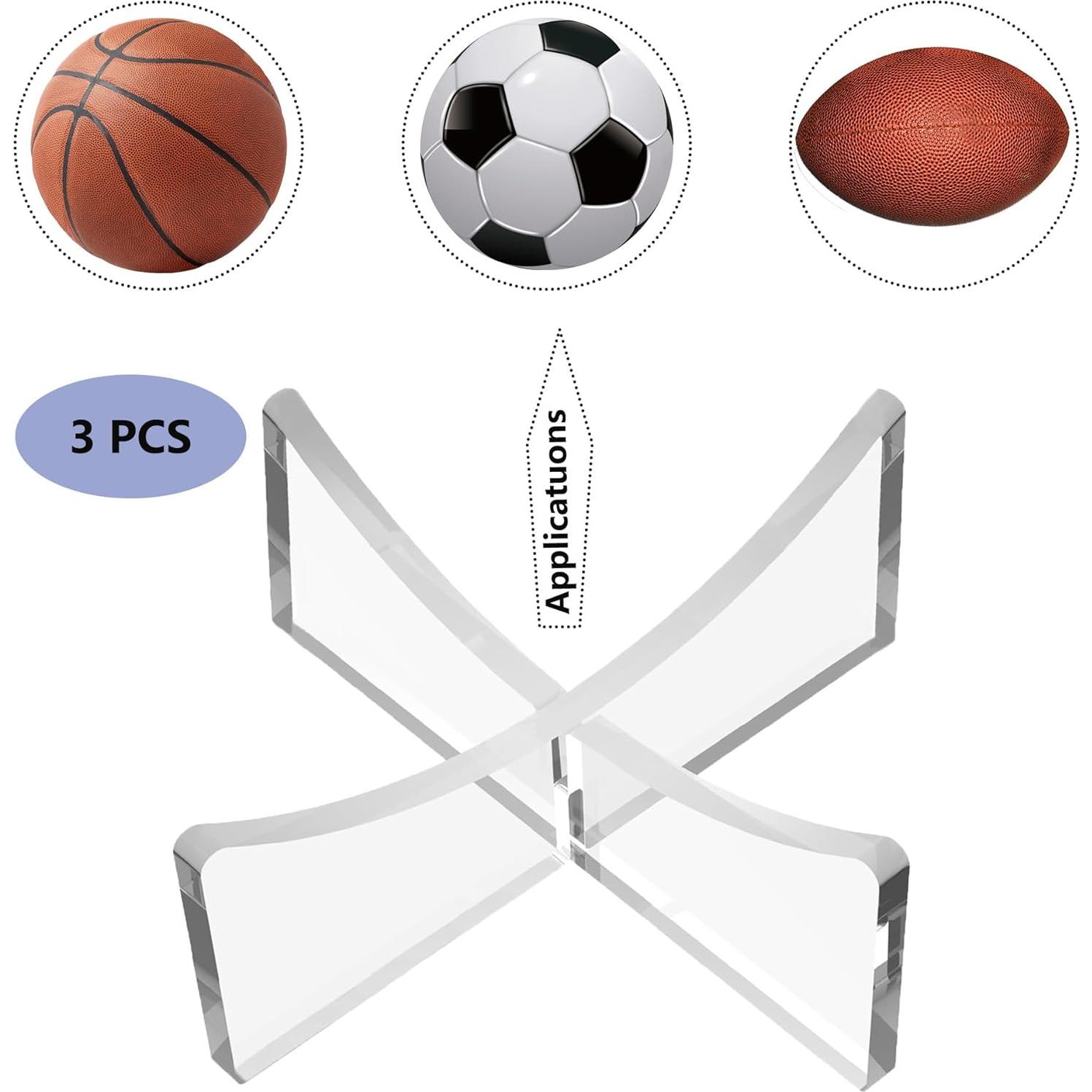 Soporte Acrílico para Balones - OMEN-US - Paquete de 3