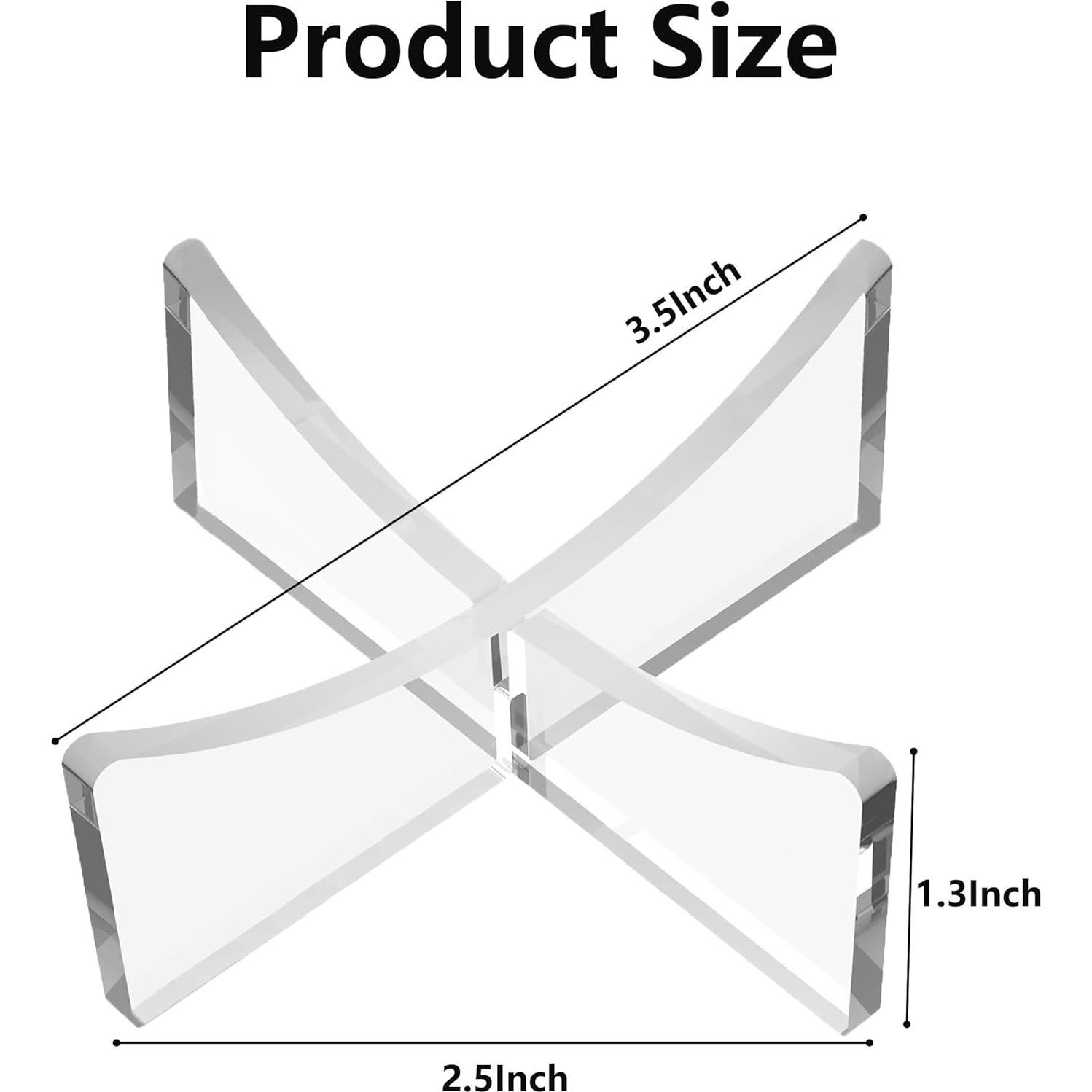 Soporte Acrílico para Balones - OMEN-US - Paquete de 3