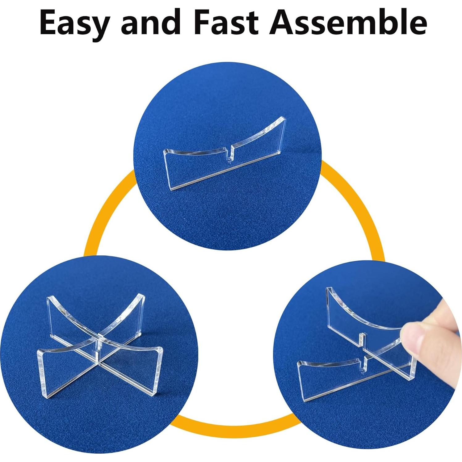 Soporte Acrílico para Balones - OMEN-US - Paquete de 3