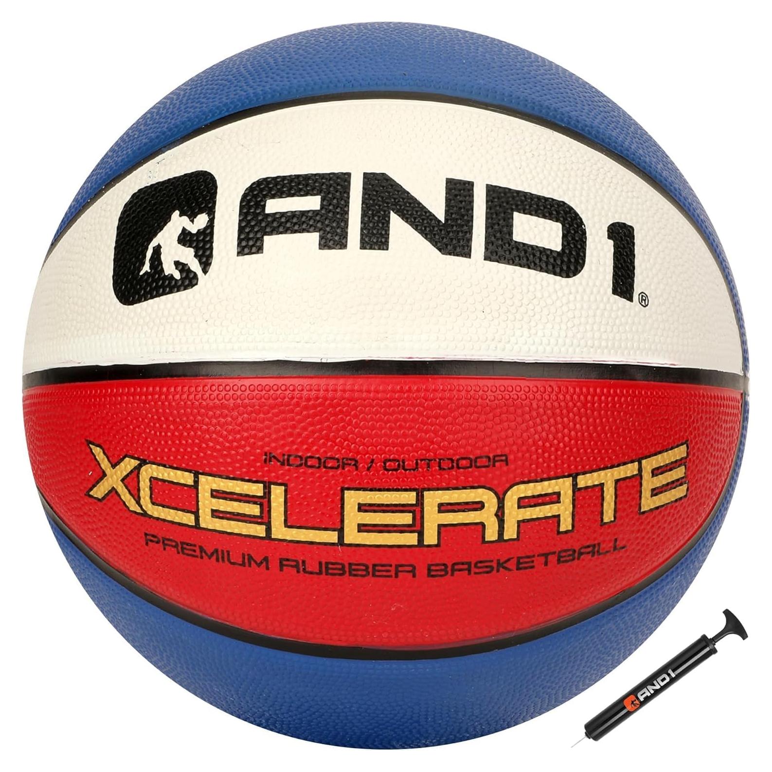 Balón de baloncesto AND1 Xcelerate 74.93 cm con bomba