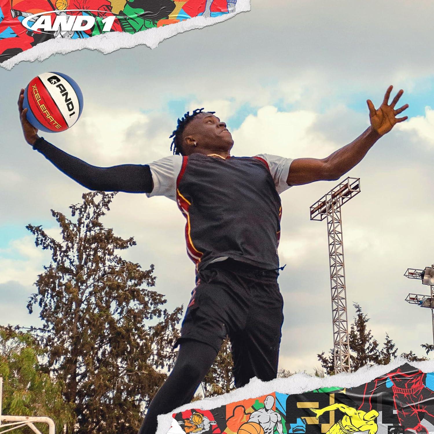 Balón de baloncesto AND1 Xcelerate 74.93 cm con bomba