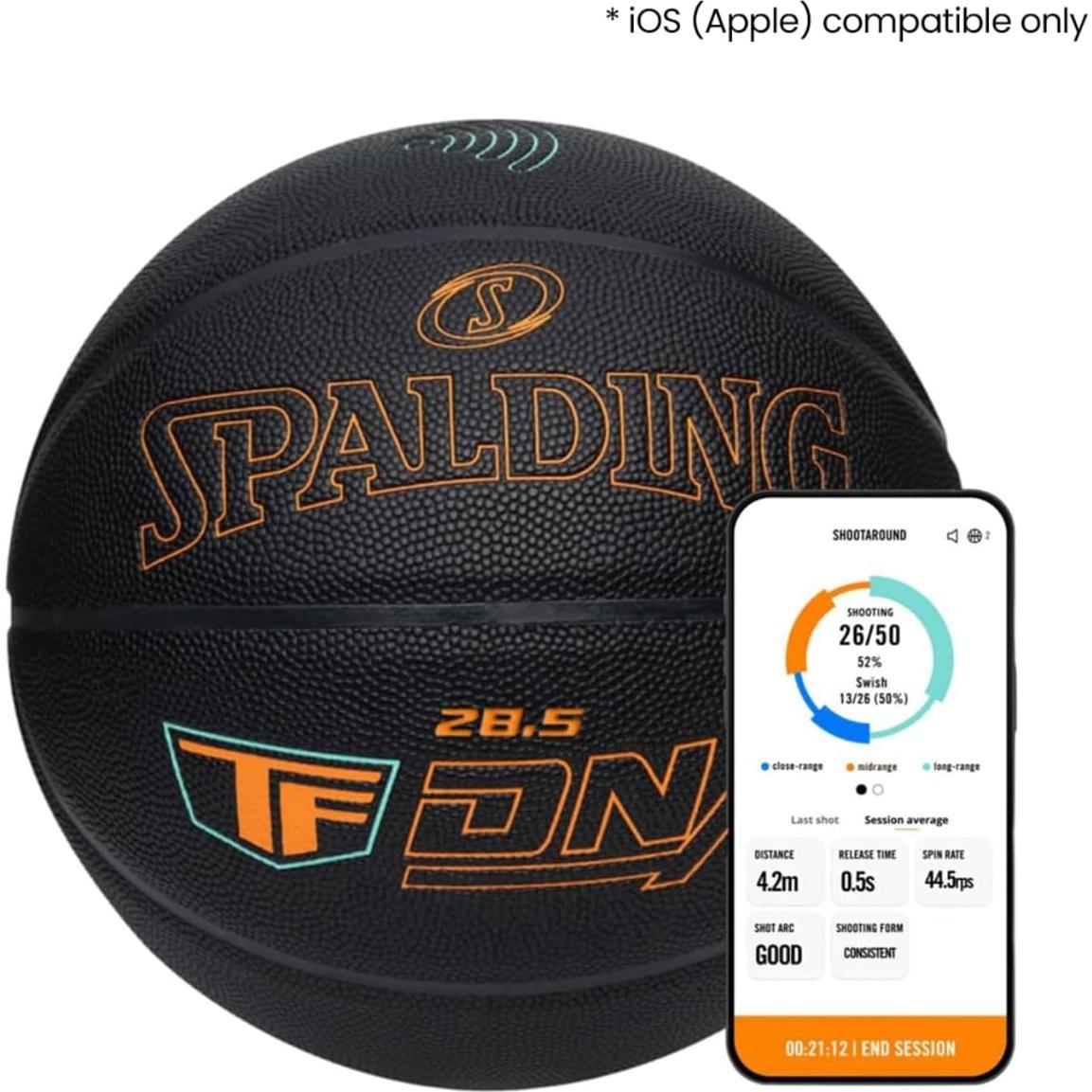 Balón de Baloncesto Spalding TF DNA Tamaño 6 + App iOS