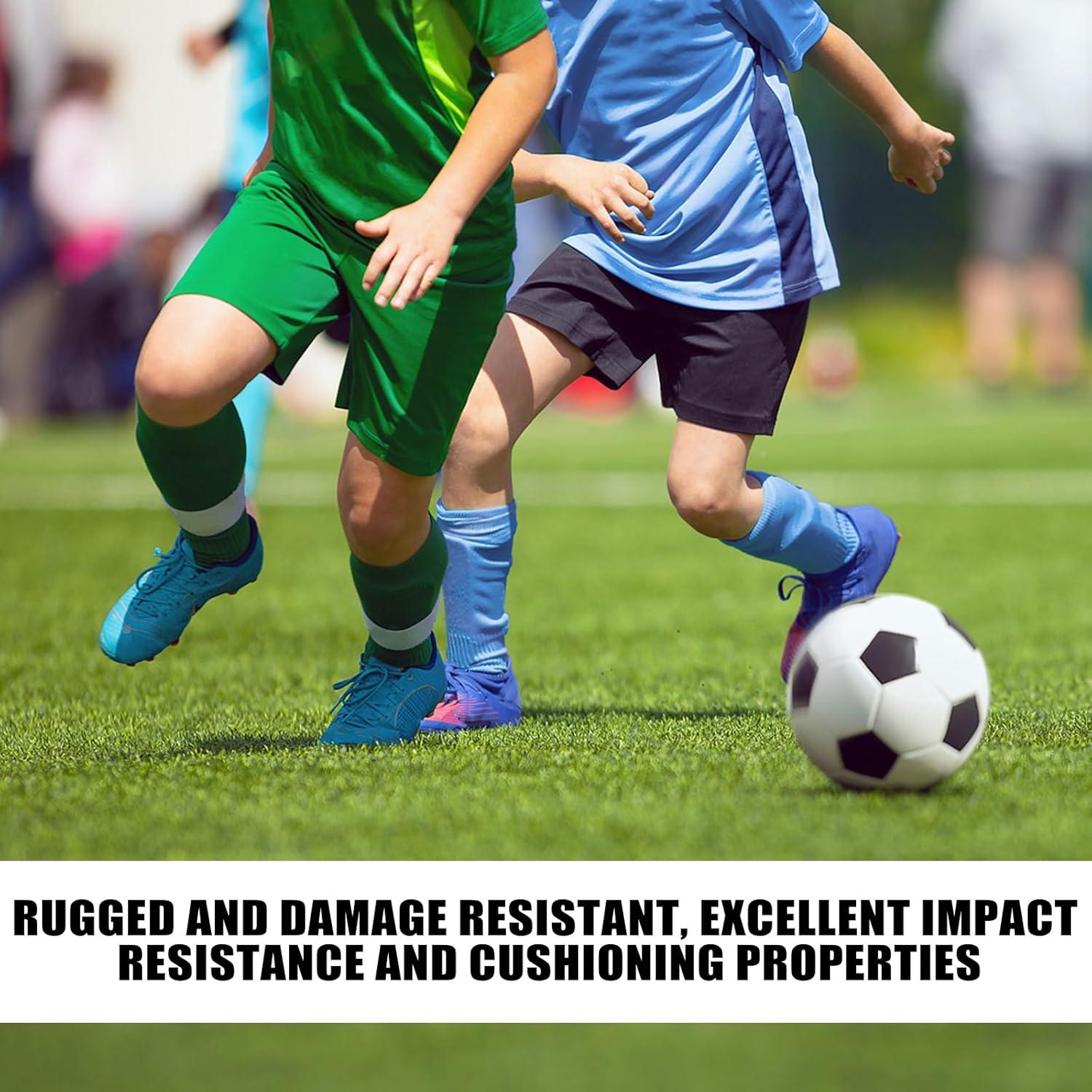 3 Pares Mini Espinilleras Draupnir 10x6 cm para Fútbol