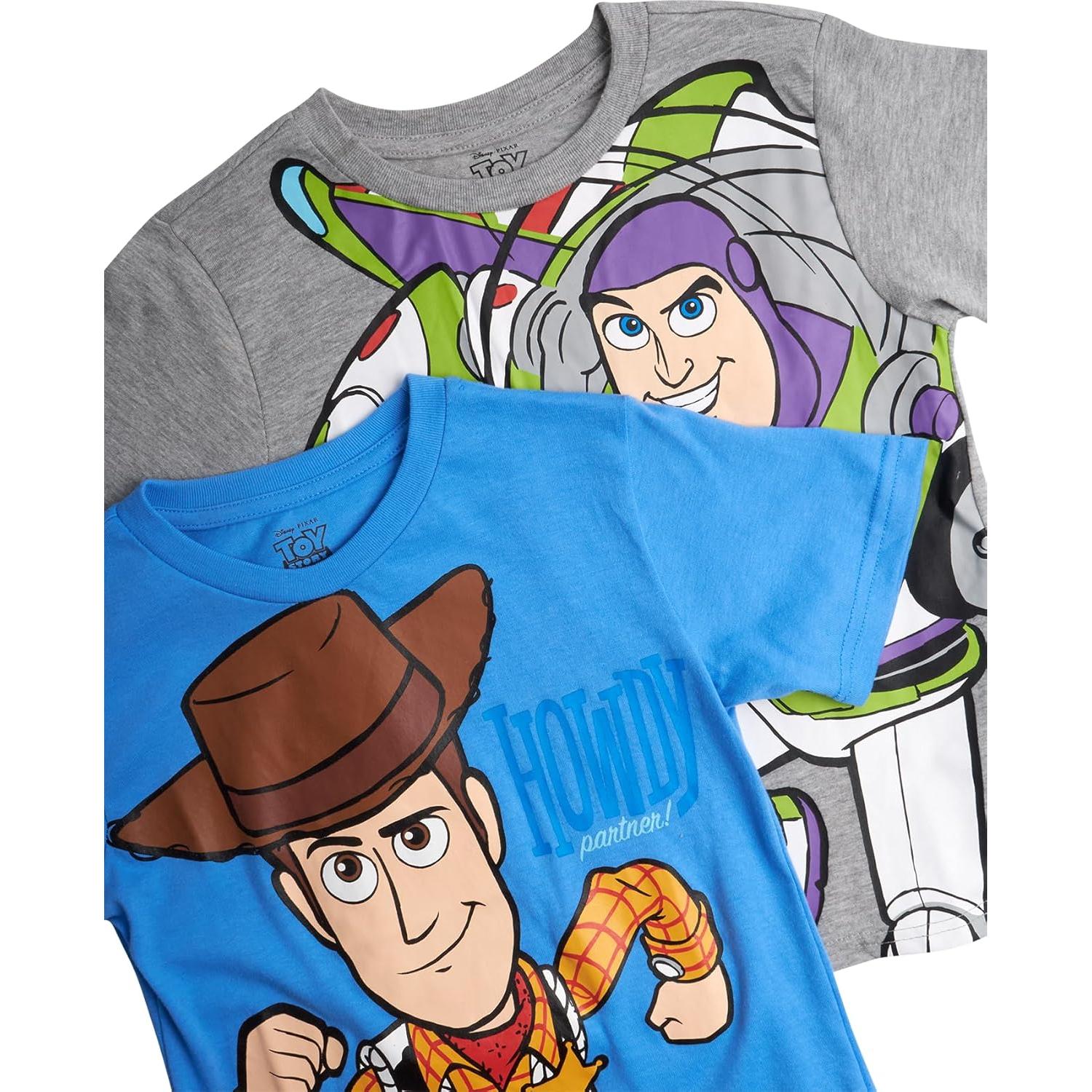 Camisetas Gráficas Disney Toy Story para Niños 2T - Paquete de 2