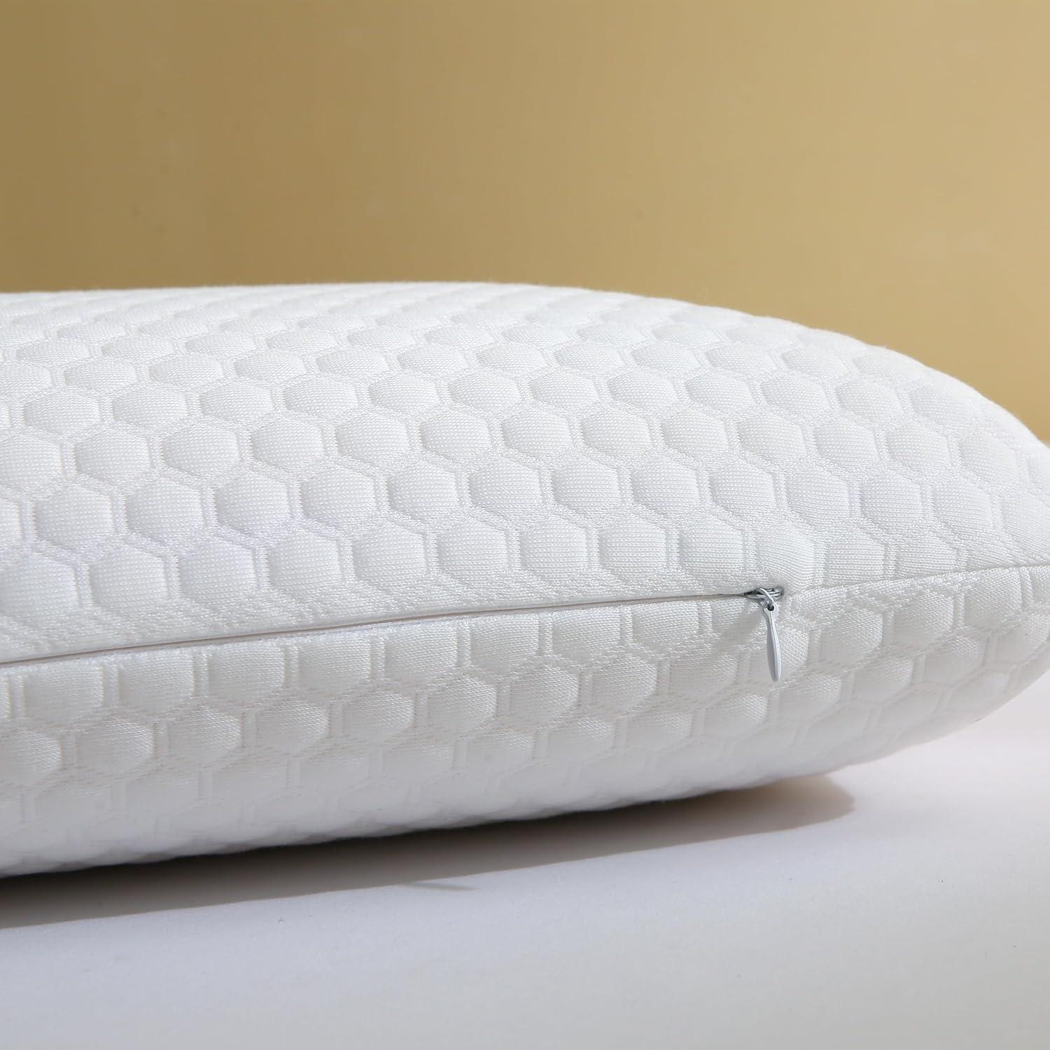 Almohada de Espuma Viscoelástica CSDLF Estándar Suave Blanca