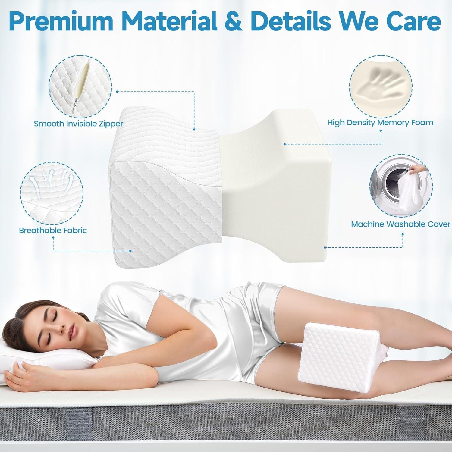 Almohada para Rodillas TranquilRelax Espuma Viscoelástica 26.9x20.1cm