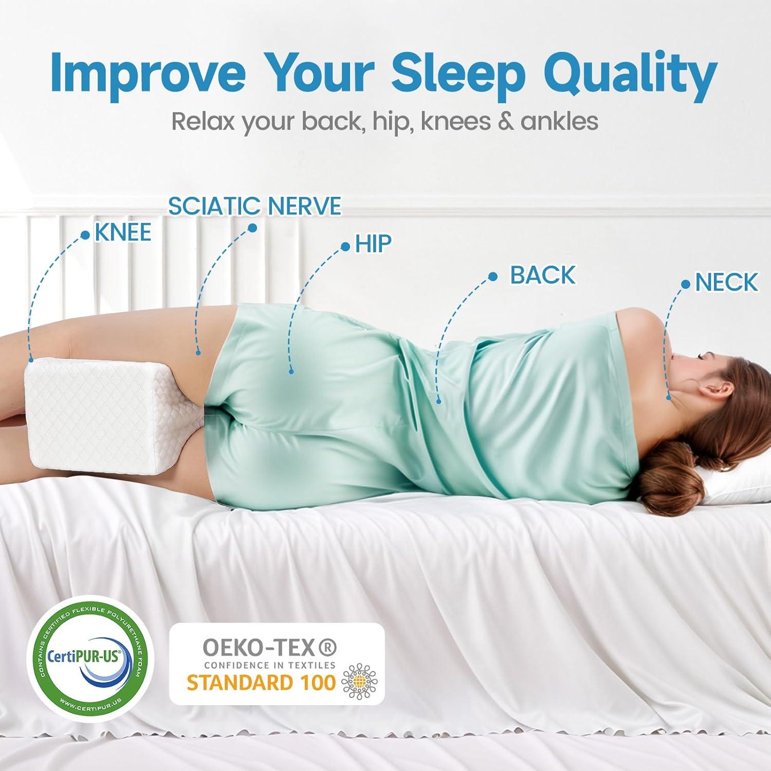 Almohada para Rodillas TranquilRelax Espuma Viscoelástica 26.9x20.1cm