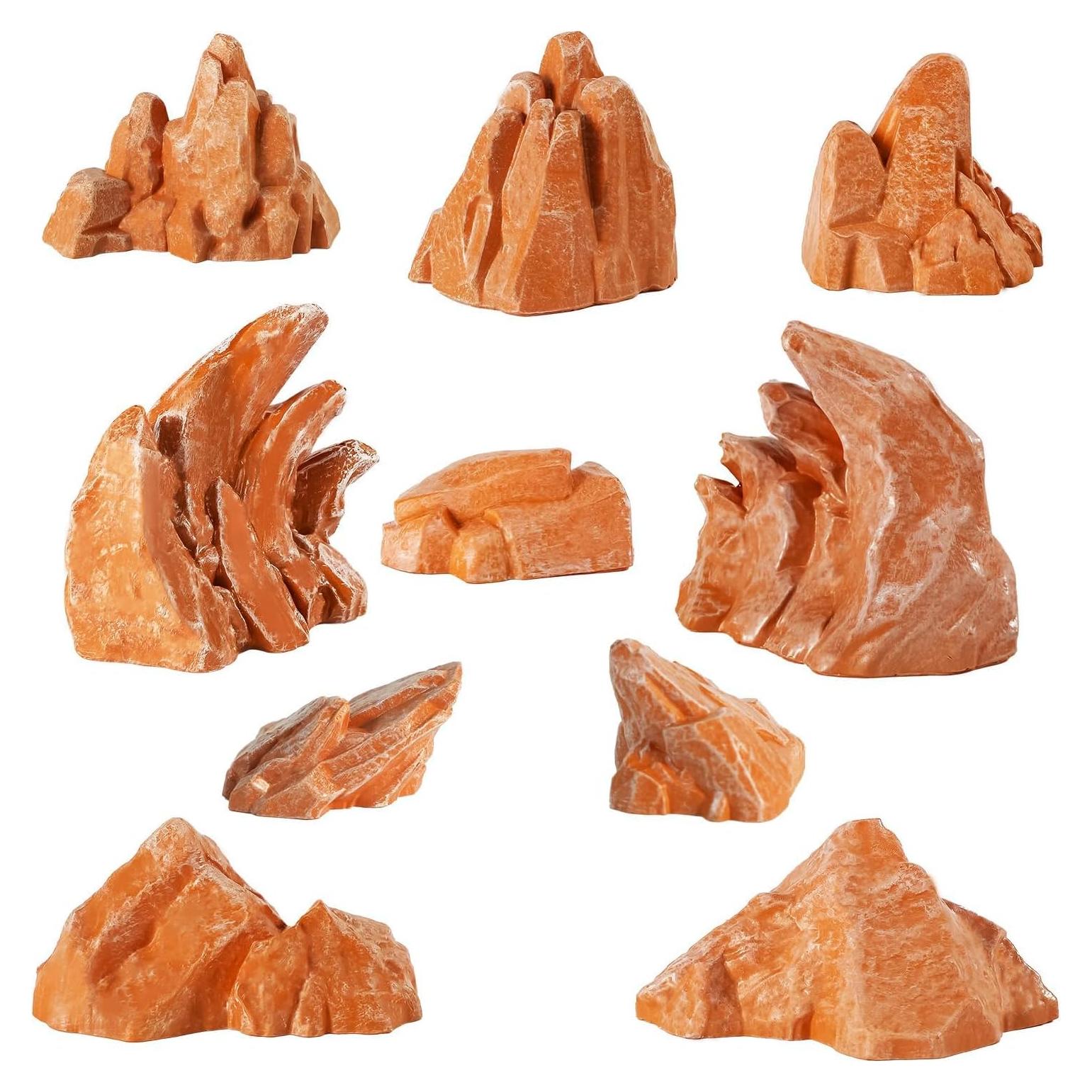 Warmtree 10 Pcs Rocas de Diorama de Simulación en Miniatura