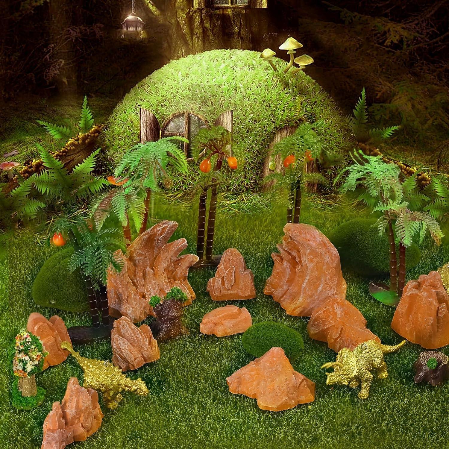 Warmtree 10 Pcs Rocas de Diorama de Simulación en Miniatura