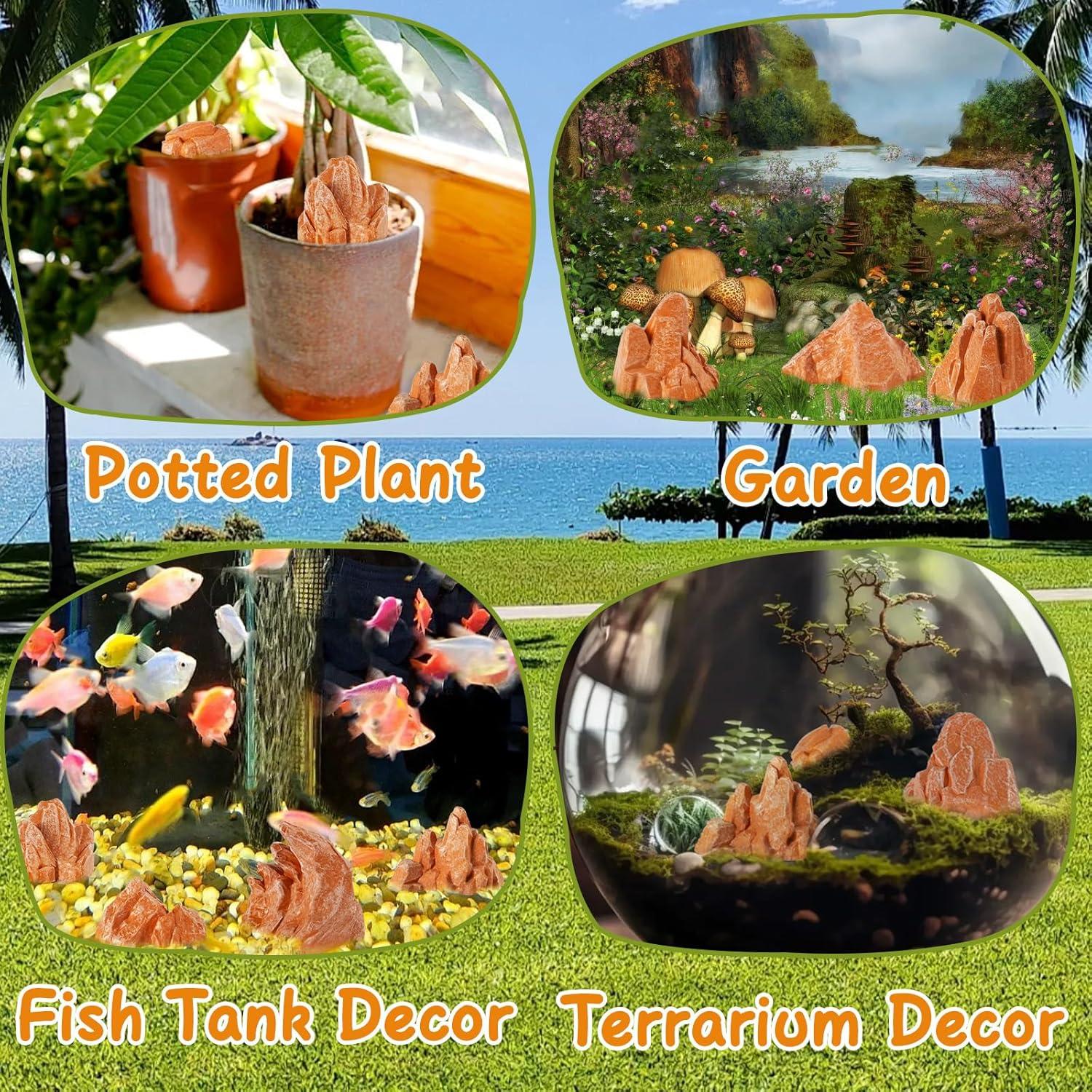 Warmtree 10 Pcs Rocas de Diorama de Simulación en Miniatura