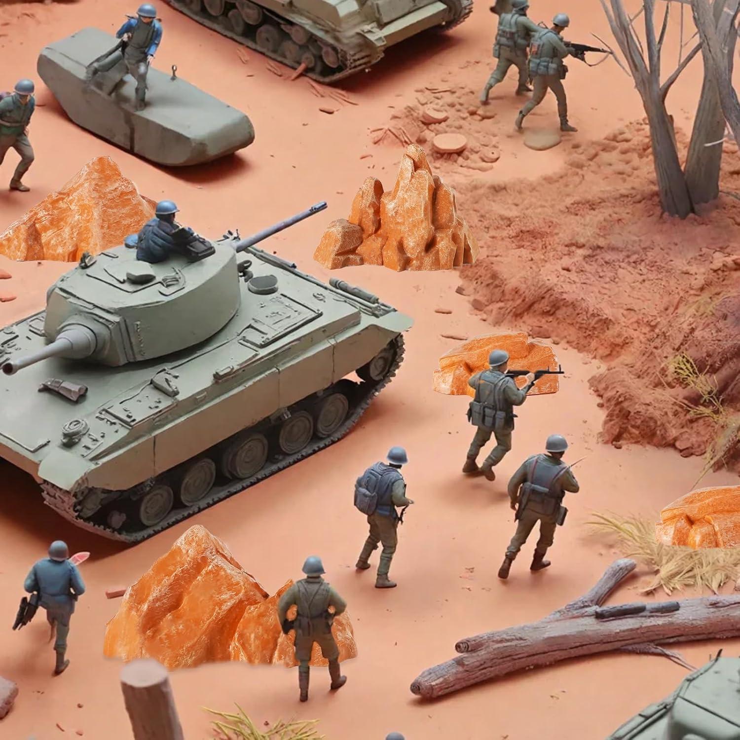 Warmtree 10 Pcs Rocas de Diorama de Simulación en Miniatura