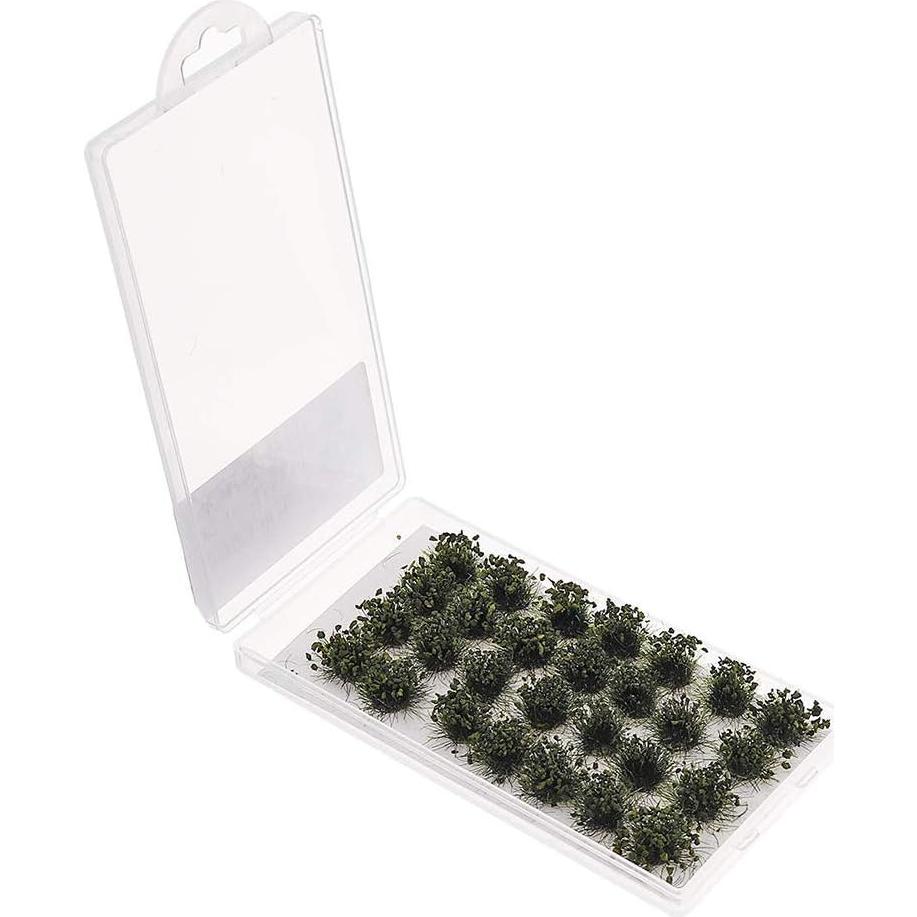 Kit 28 Pcs Arbustos Verdes Rizados Warmtree para Diorama