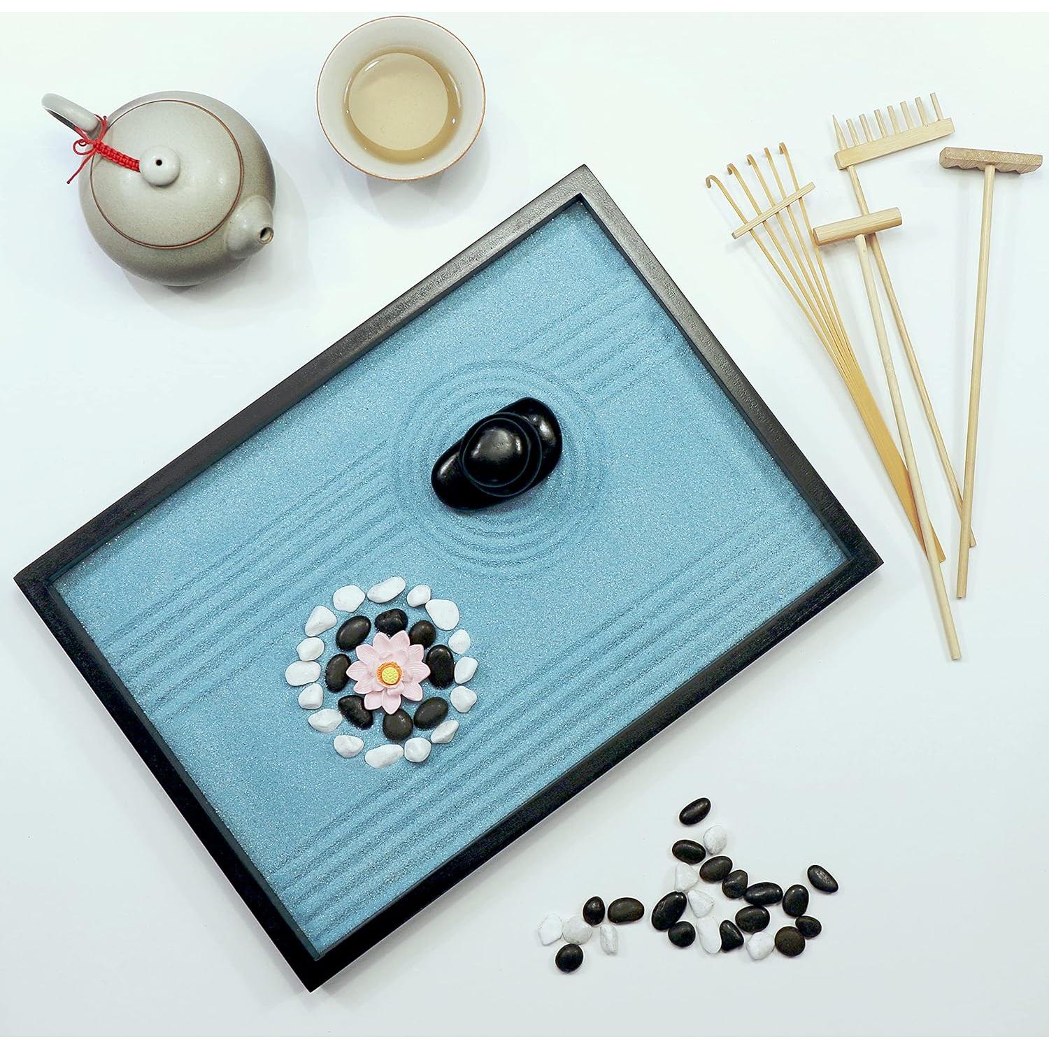 Jardín Zen Island Falls Home 28x20 cm Decoración Japonesa